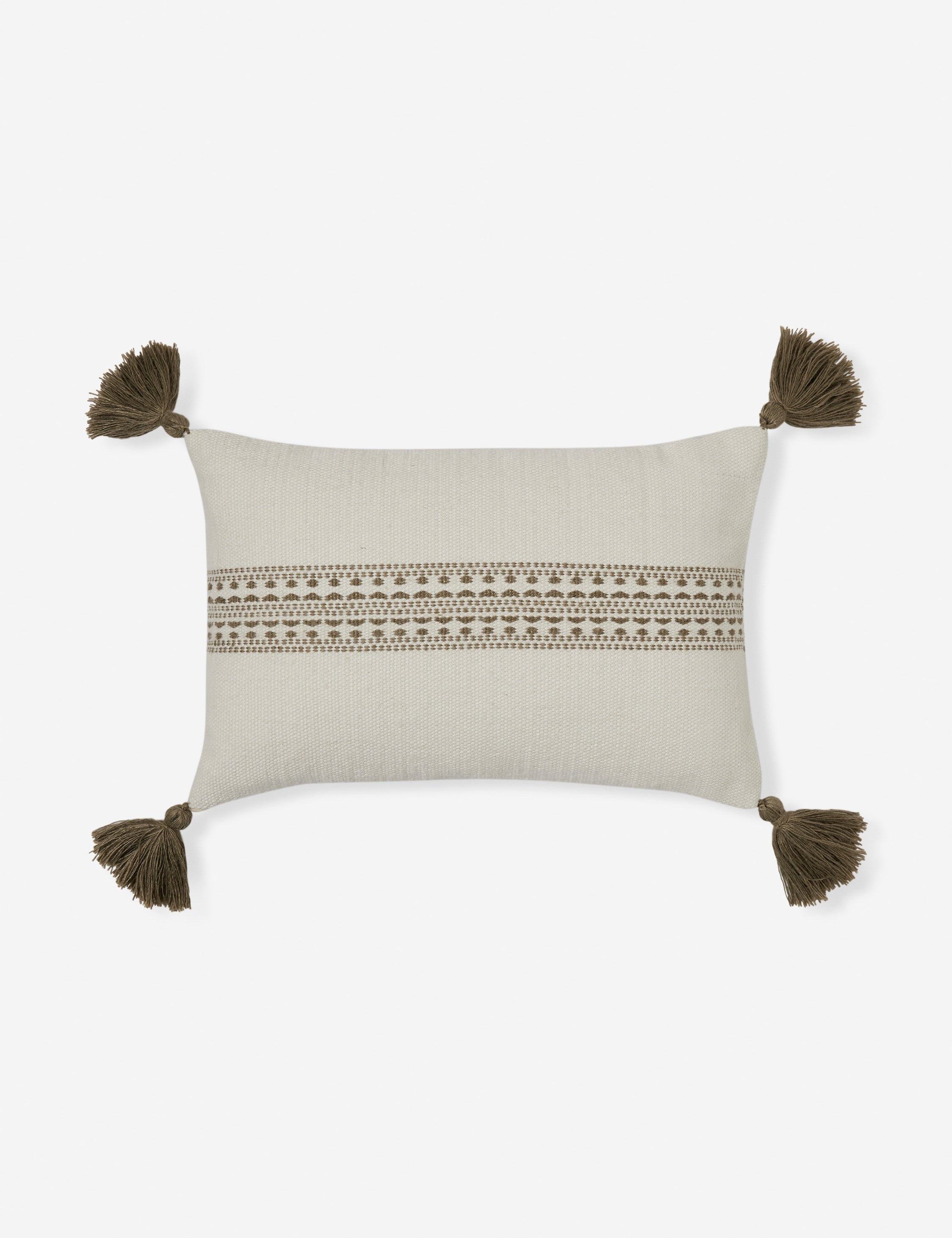 Mira Accent Pillow | Tasseled Corners, Indoor/Outdoor Use