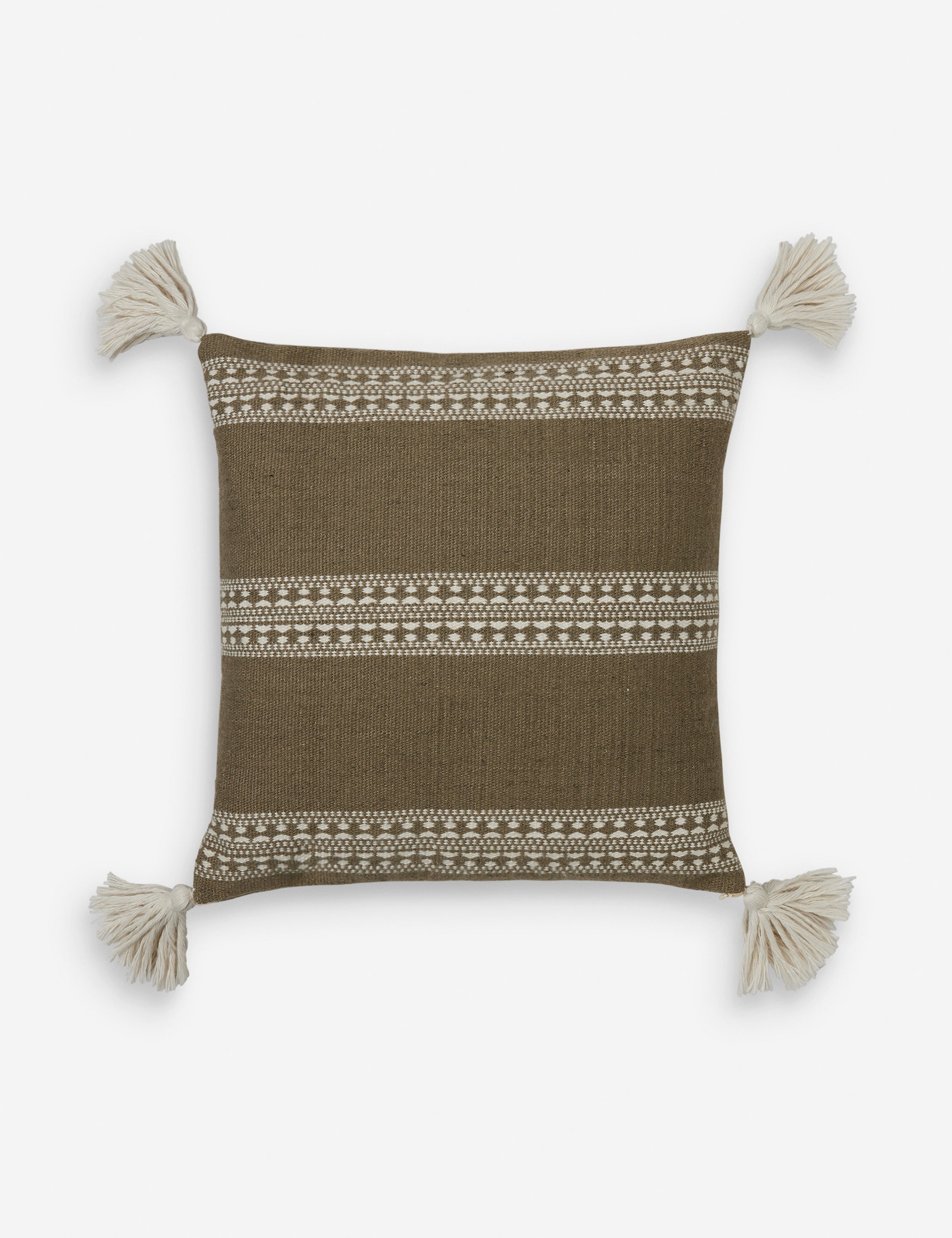 Mira Accent Pillow | Tasseled Corners, Indoor/Outdoor Use