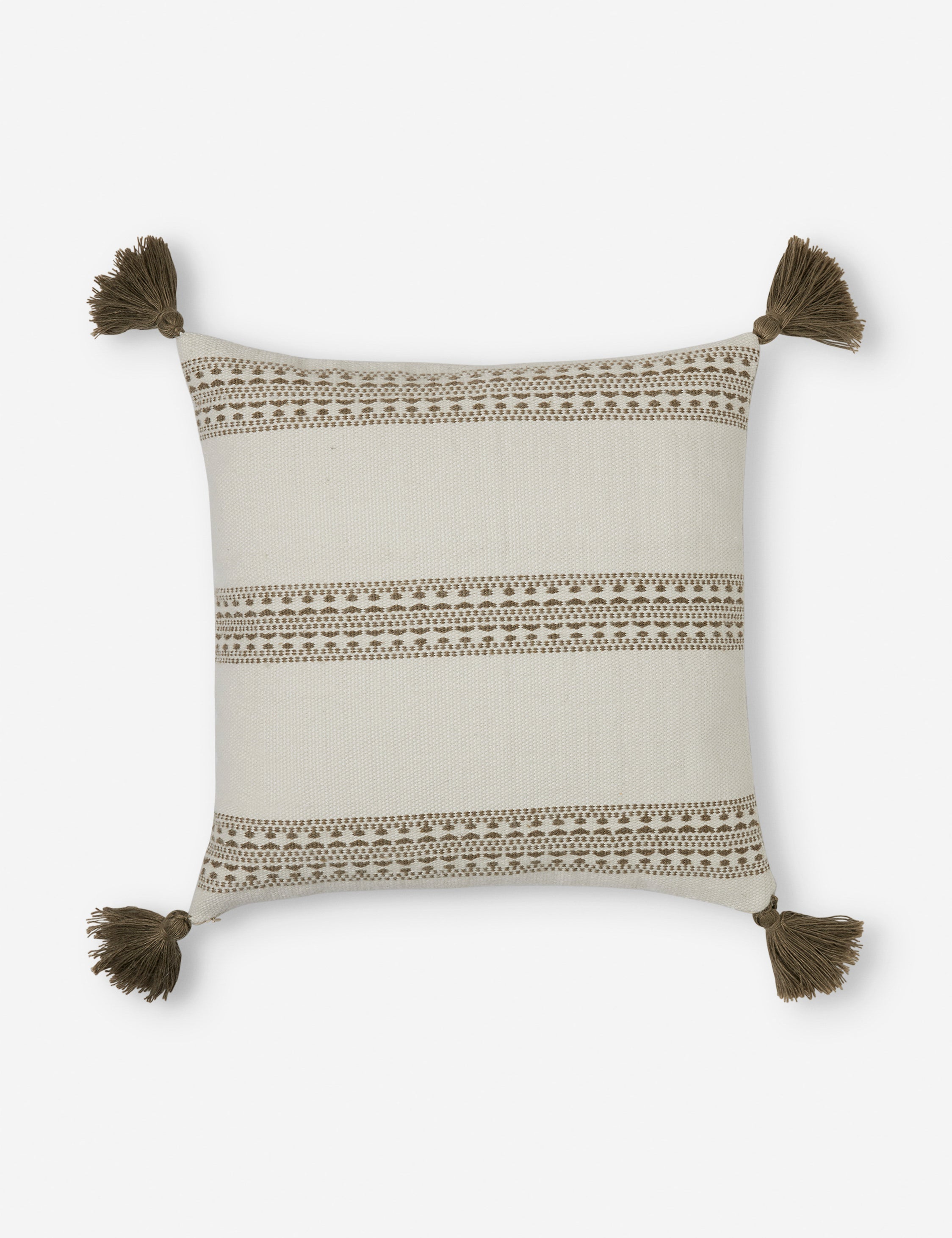 Mira Accent Pillow | Tasseled Corners, Indoor/Outdoor Use