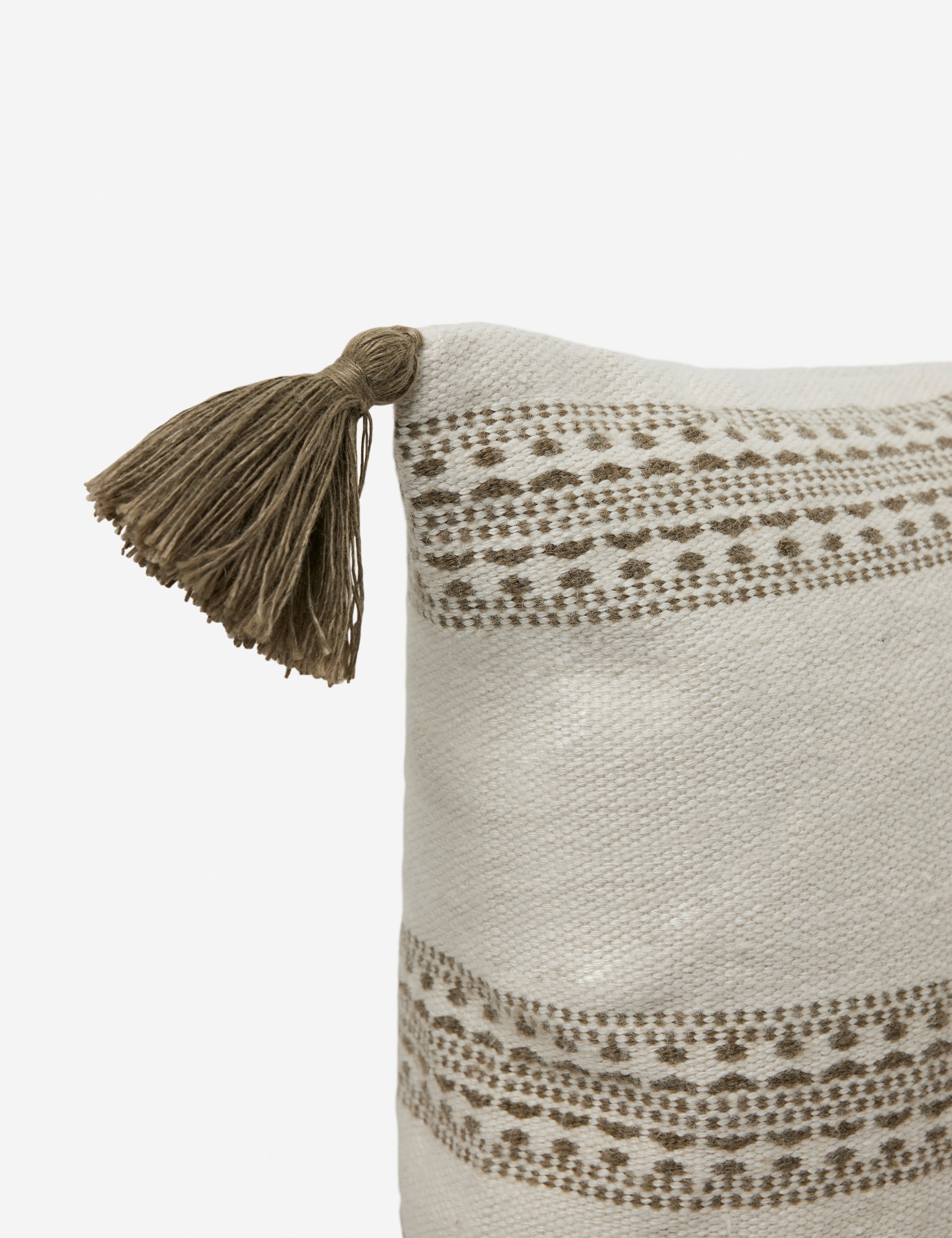 Mira Accent Pillow | Tasseled Corners, Indoor/Outdoor Use