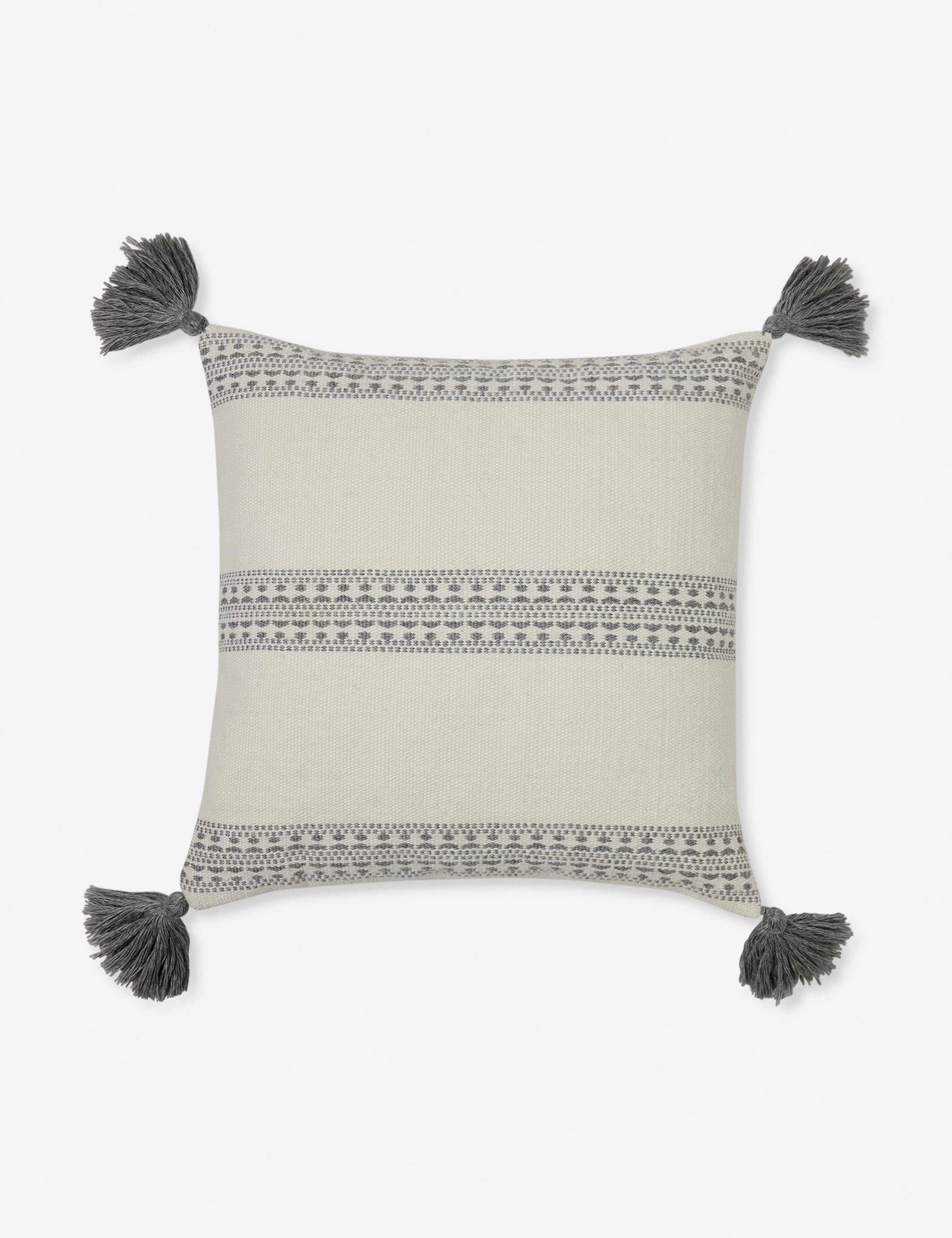 Mira Accent Pillow | Tasseled Corners, Indoor/Outdoor Use