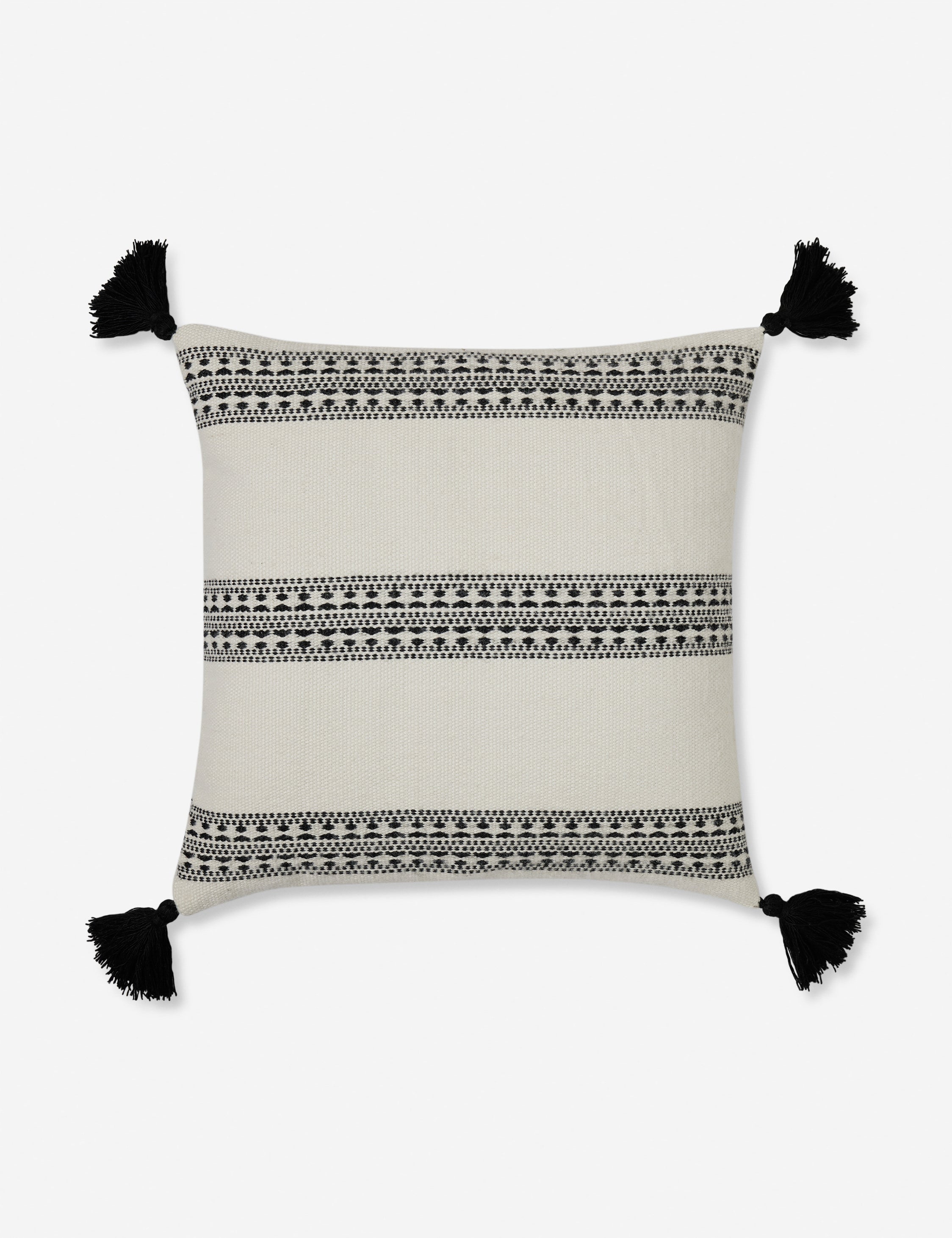 Mira Accent Pillow | Tasseled Corners, Indoor/Outdoor Use