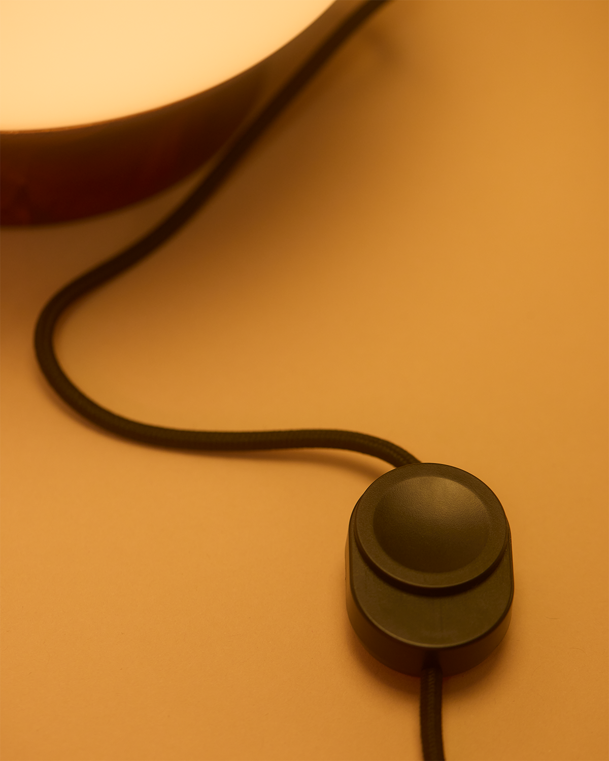 Bram Table Lamp | Walnut Base, Dimmer Switch