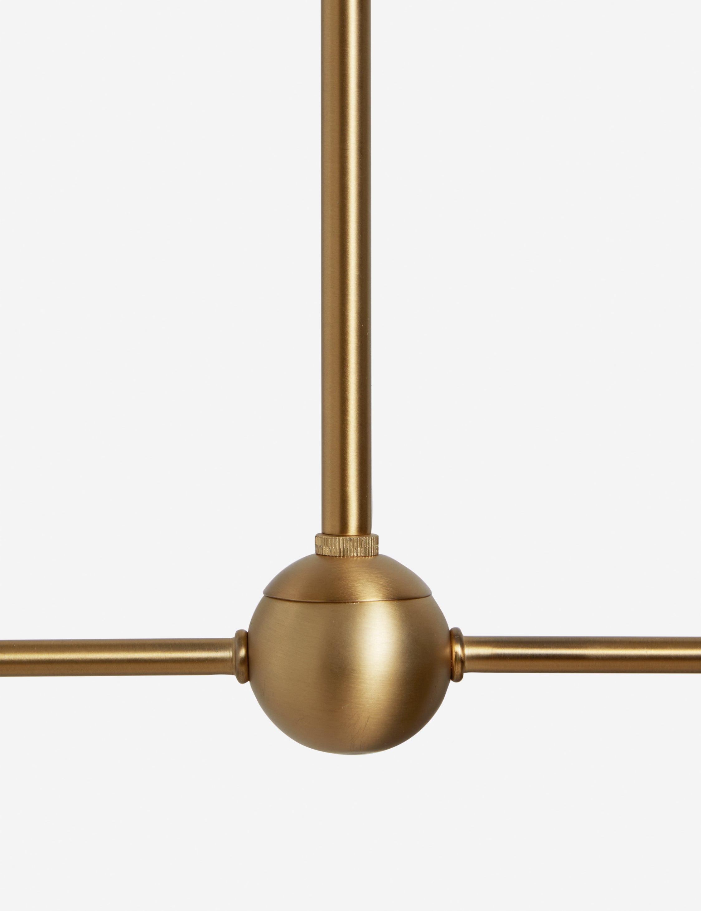 Mira Linear Chandelier | Ruffled Shades, Transitional Style
