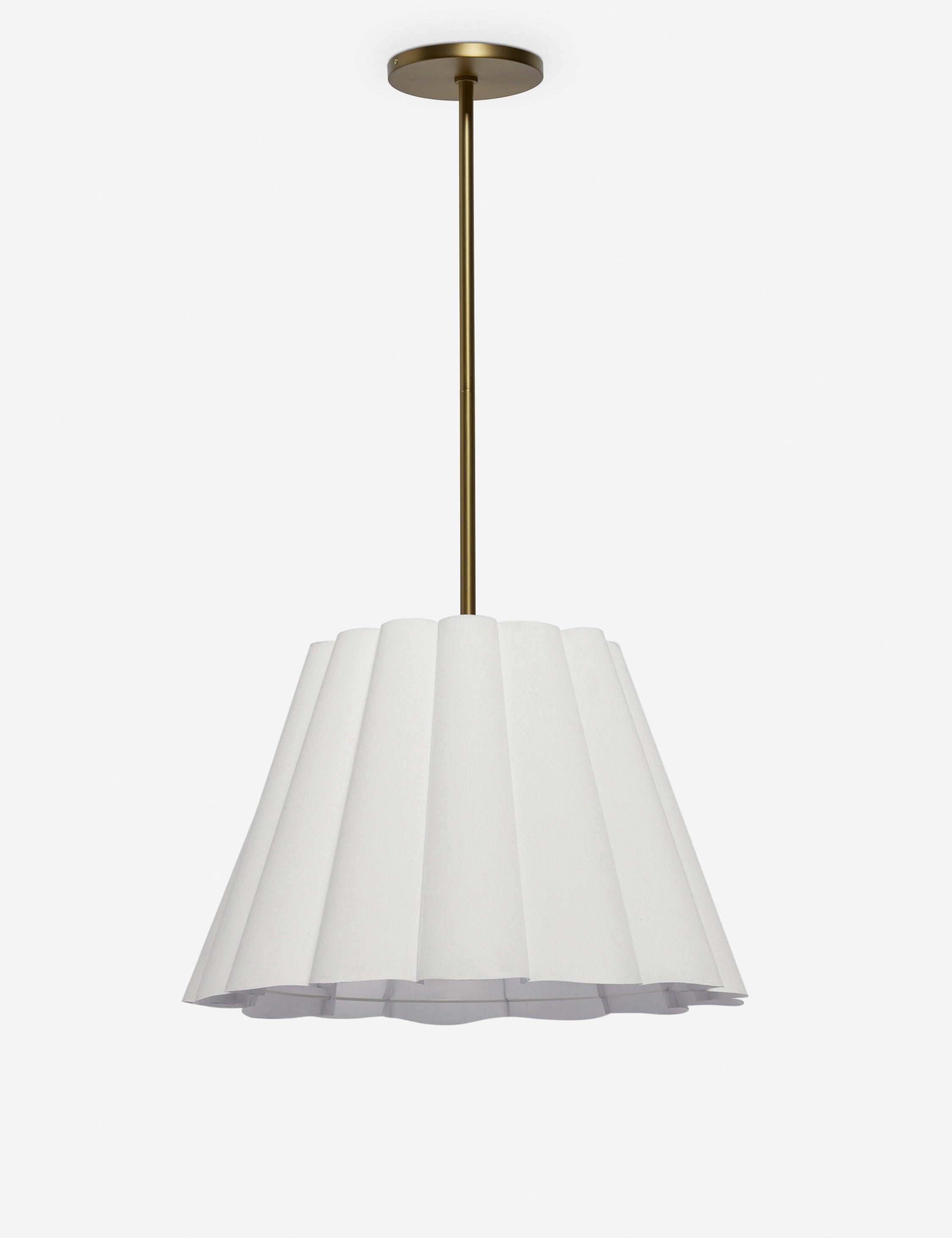 Milo Pendant Light | Ruffled Shade, Modern Design
