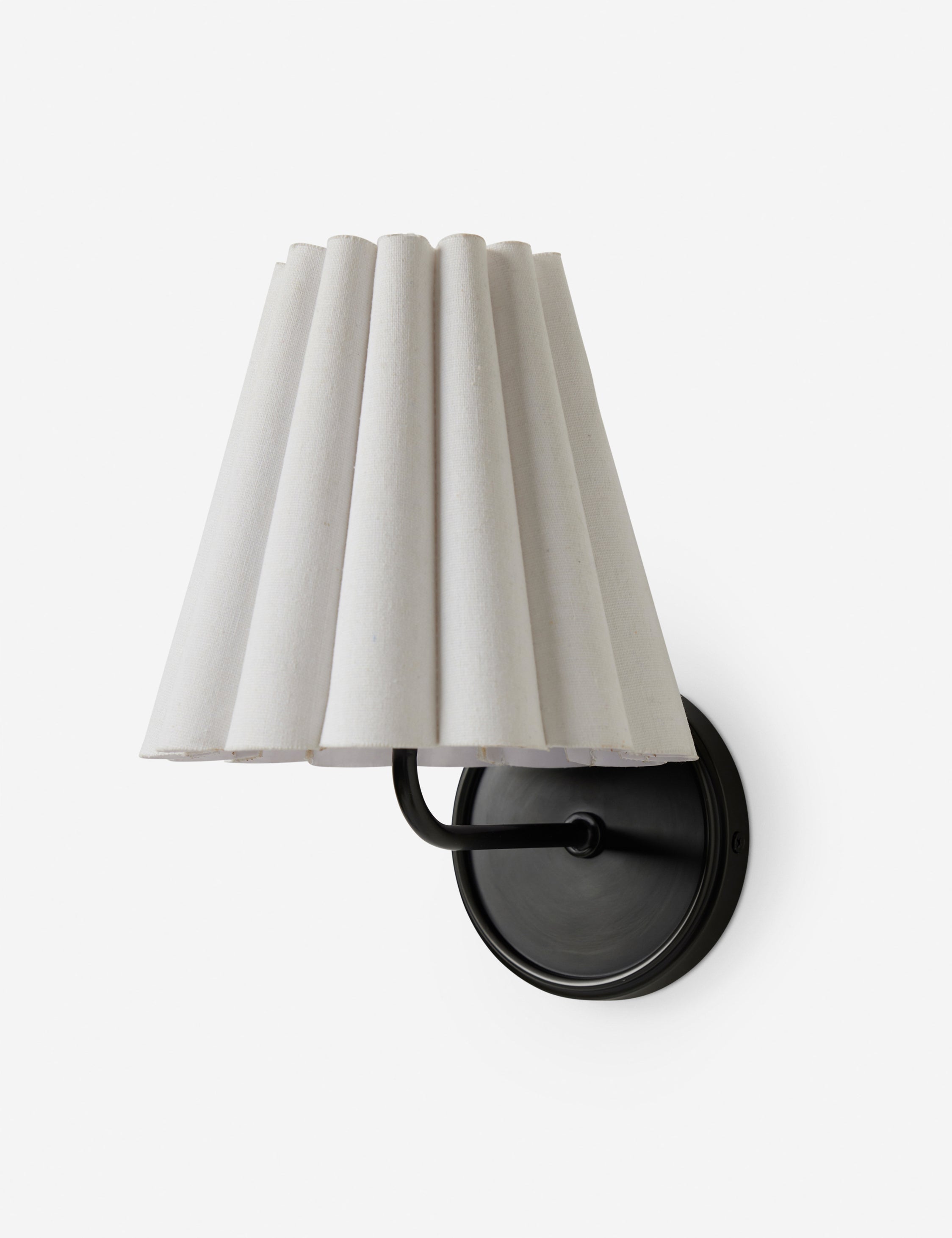 Maven Sconce Light | Ruffled Shade, Modern Transitional Design