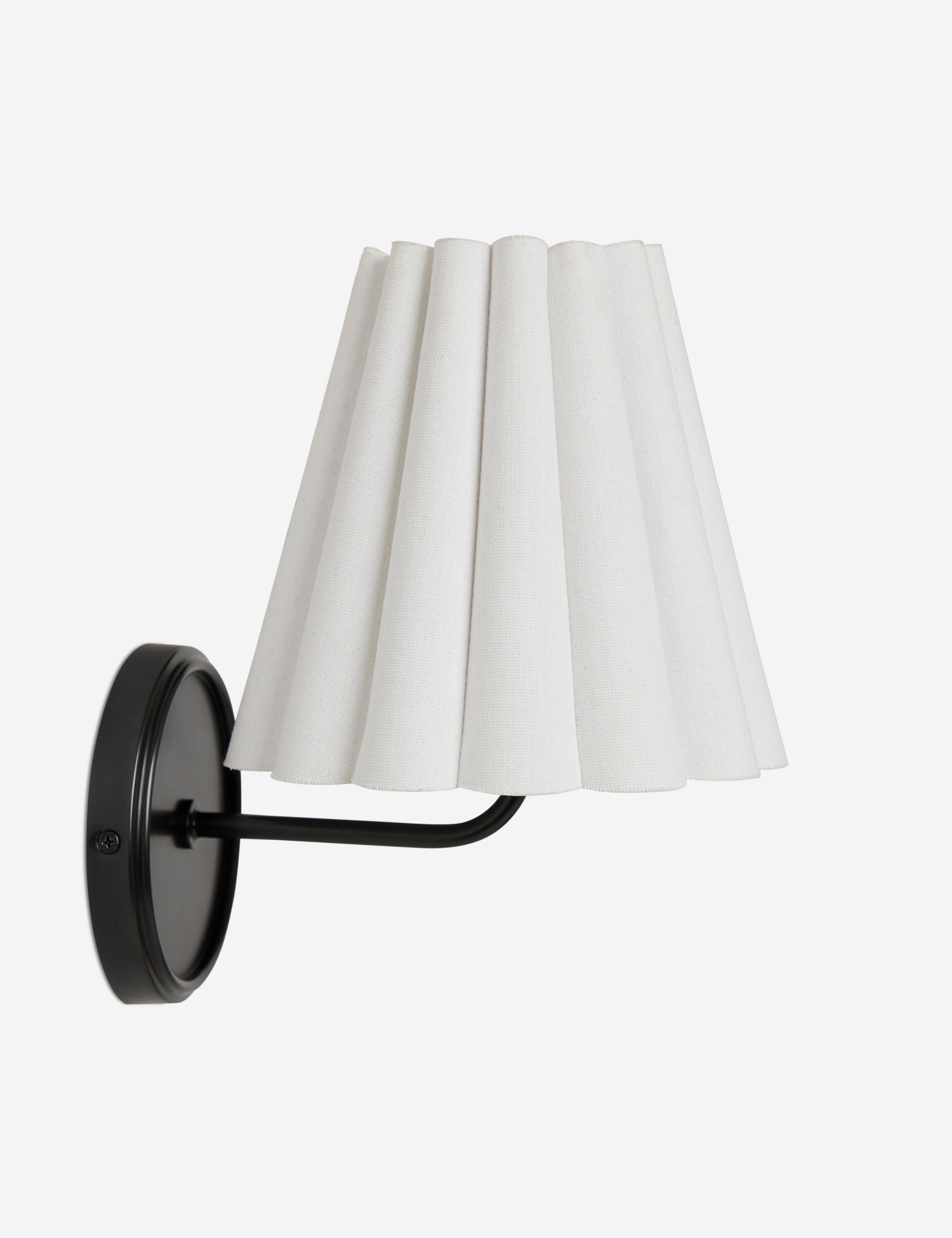 Maven Sconce Light | Ruffled Shade, Modern Transitional Design
