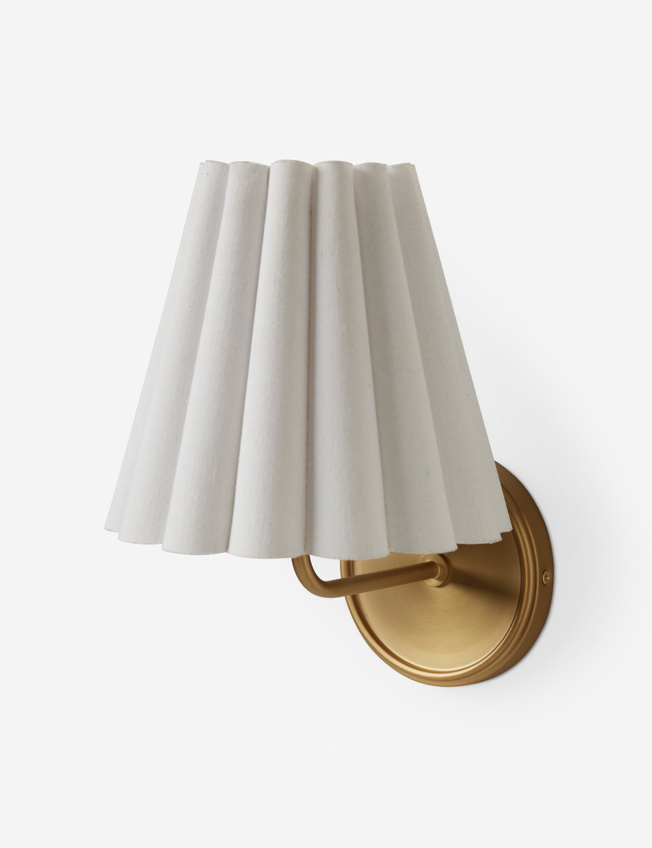 Maven Sconce Light | Ruffled Shade, Modern Transitional Design