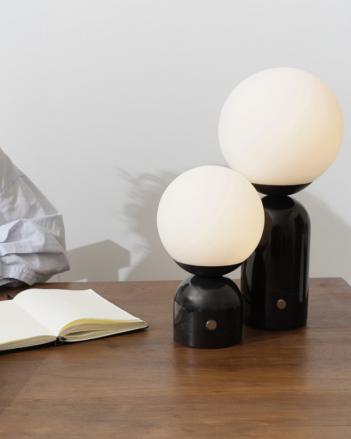 Milo Table Lamp | Modern Marble Globe, Mid-Century Style