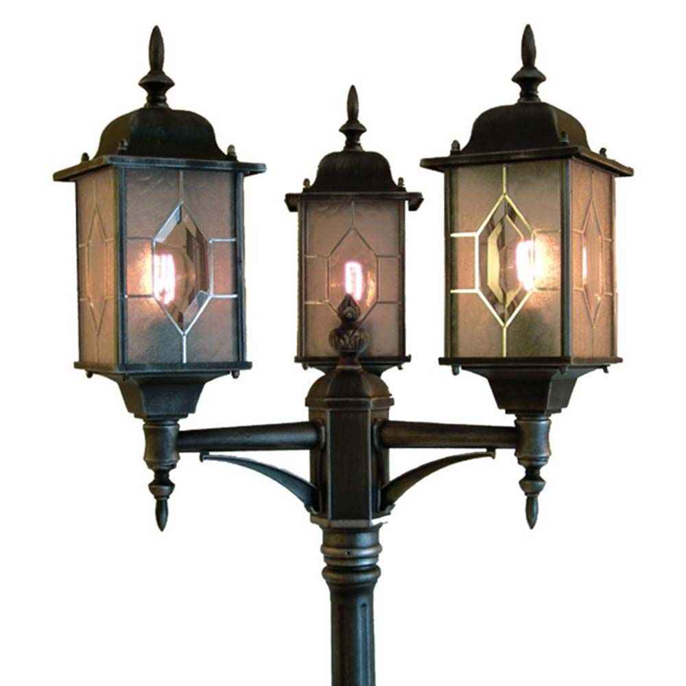 Milo Floor Lamp | 3 Heads, Black & Silver Finish