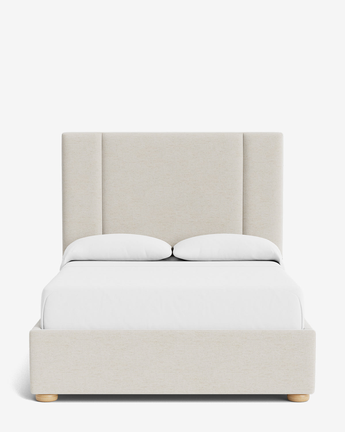 Mina Bed Frame  Upholstered with High-End Fabrics