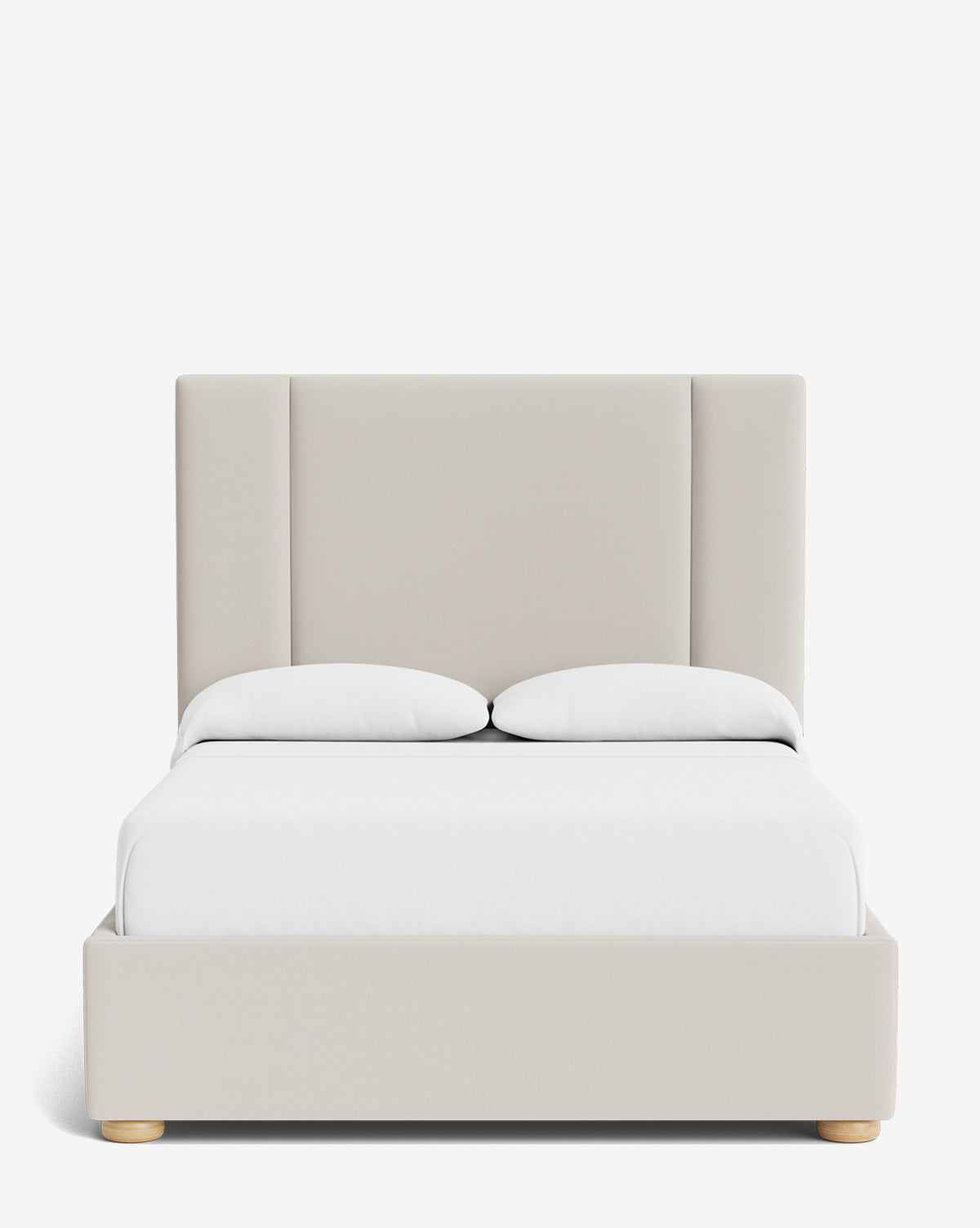 Mina Bed Frame  Upholstered with High-End Fabrics