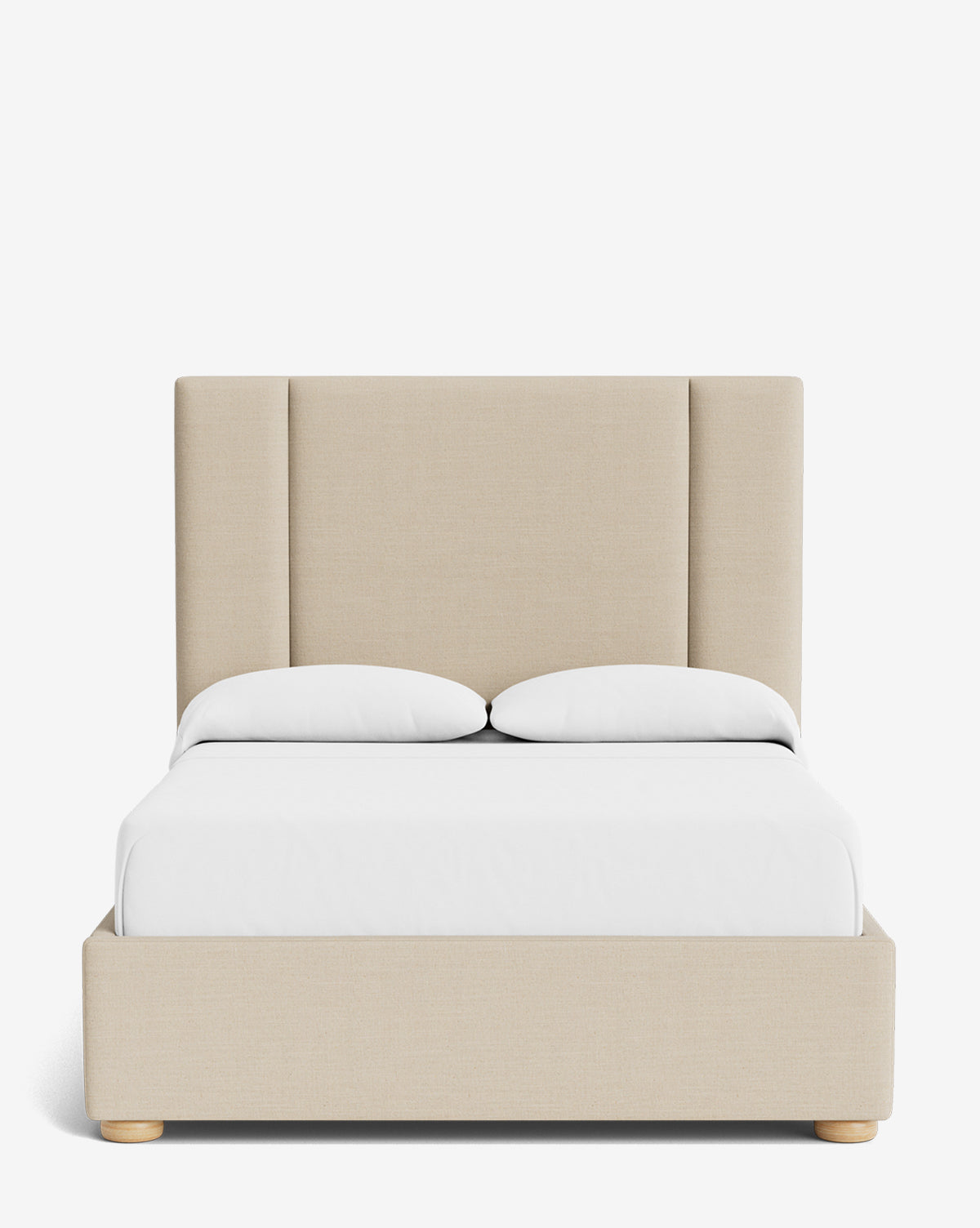 Mina Bed Frame  Upholstered with High-End Fabrics