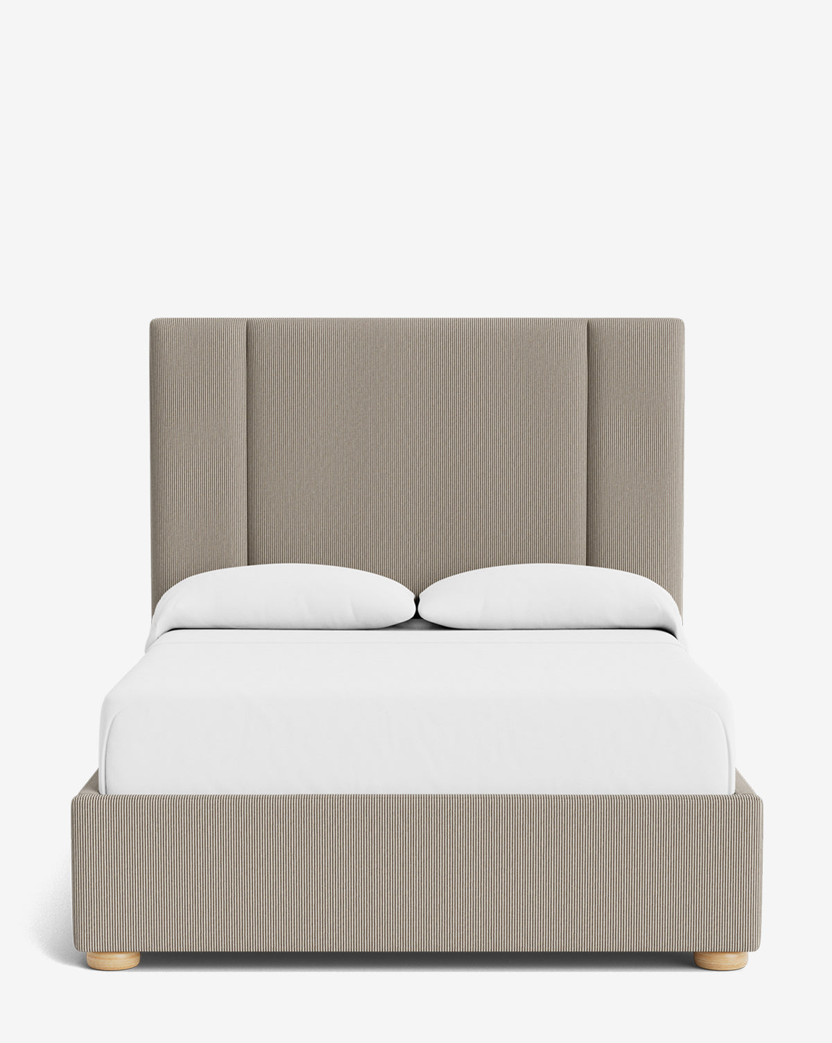 Mina Bed Frame  Upholstered with High-End Fabrics