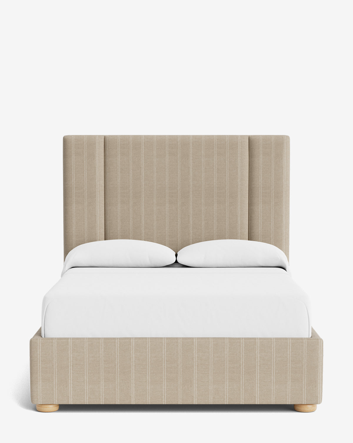 Mina Bed Frame  Upholstered with High-End Fabrics