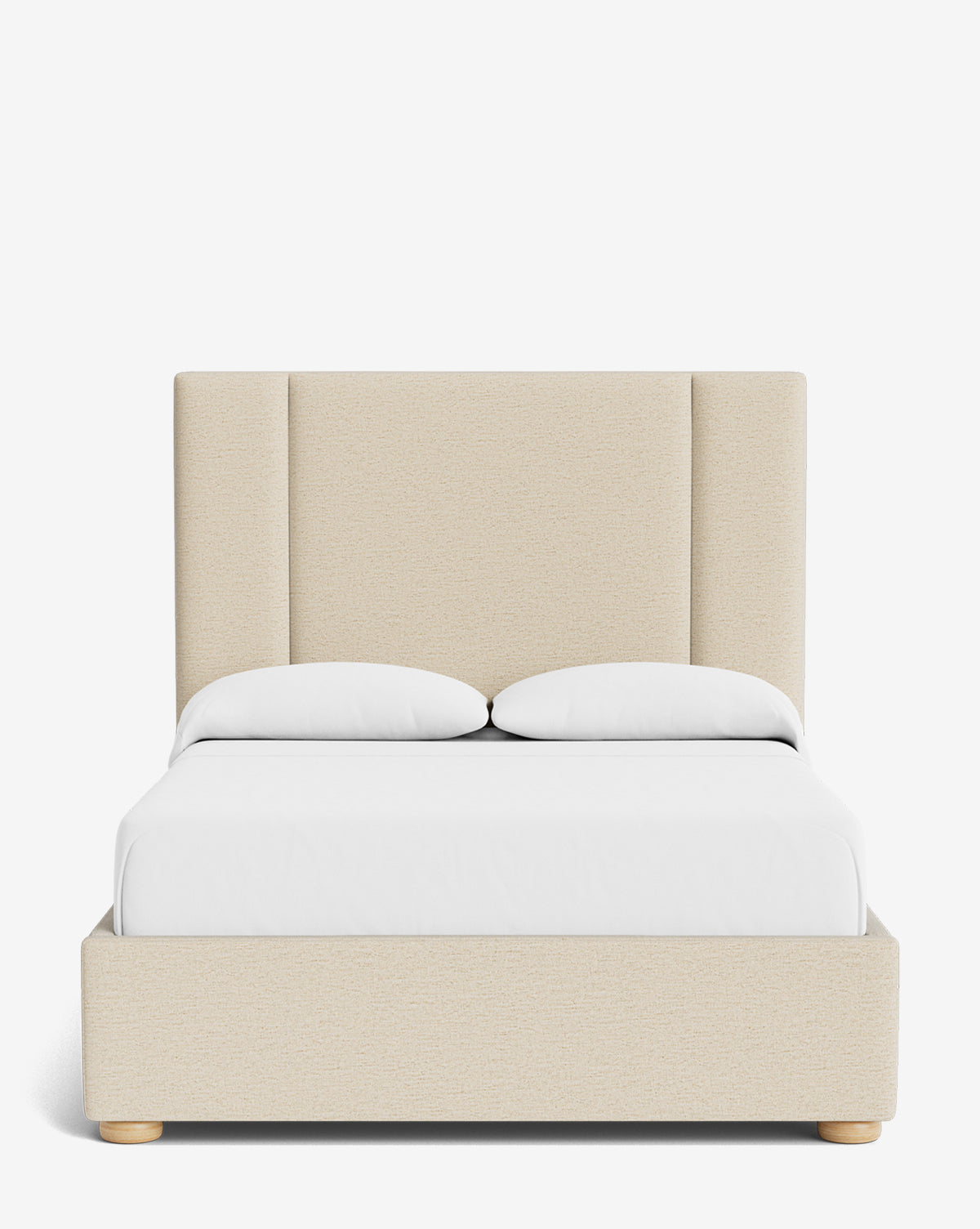 Mina Bed Frame  Upholstered with High-End Fabrics