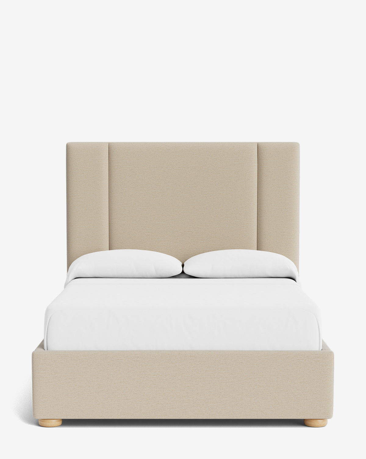 Mina Bed Frame  Upholstered with High-End Fabrics