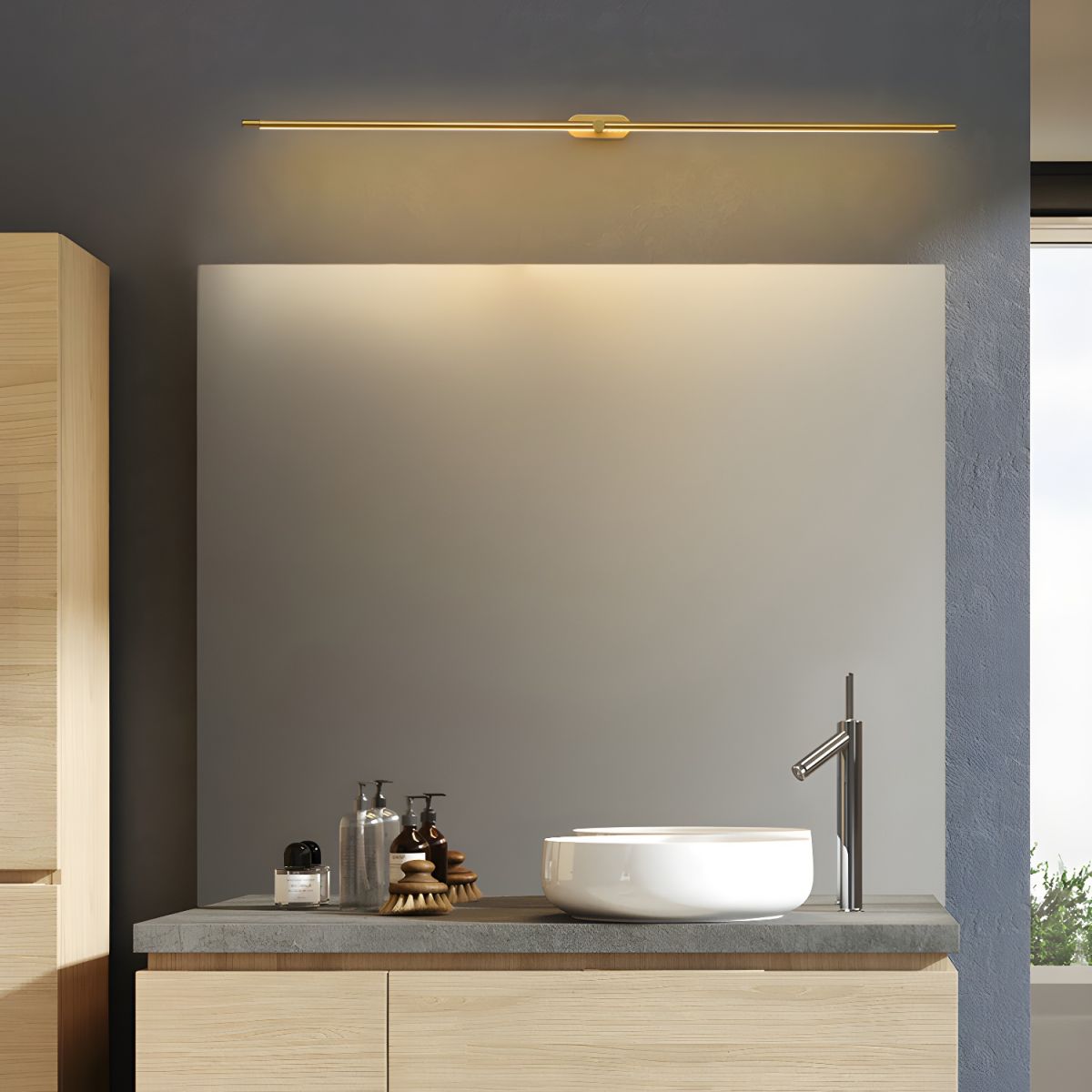 Lino LED Wandlamp | Ultra Slank Aluminium, Warm Wit Licht