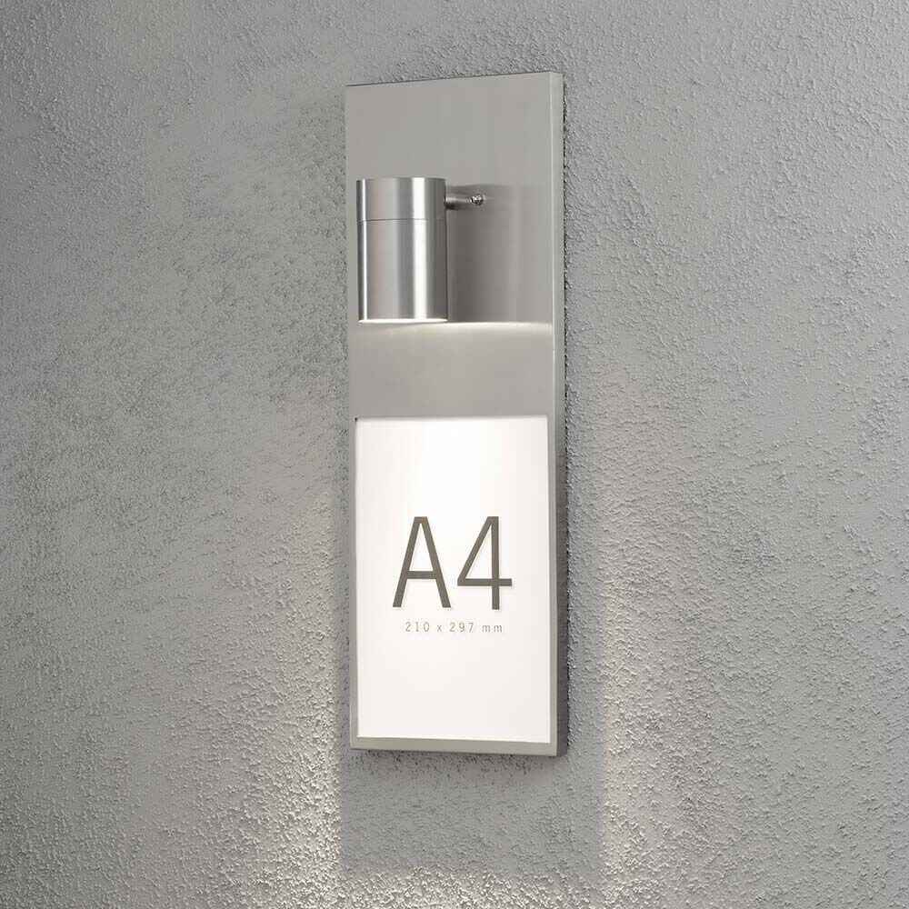 Milo House Number | Stainless Steel, DIN A4 Size