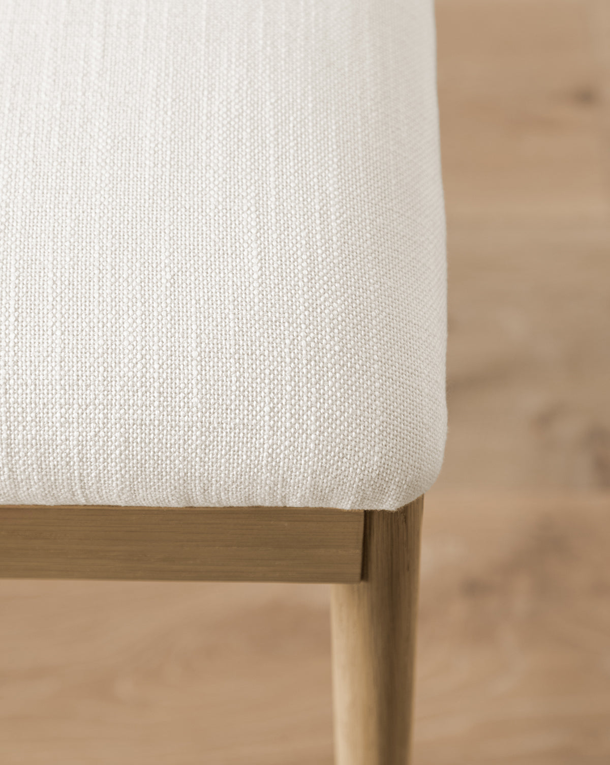 Milo Dining Chair  Solid Oak Base, Woven Back Design