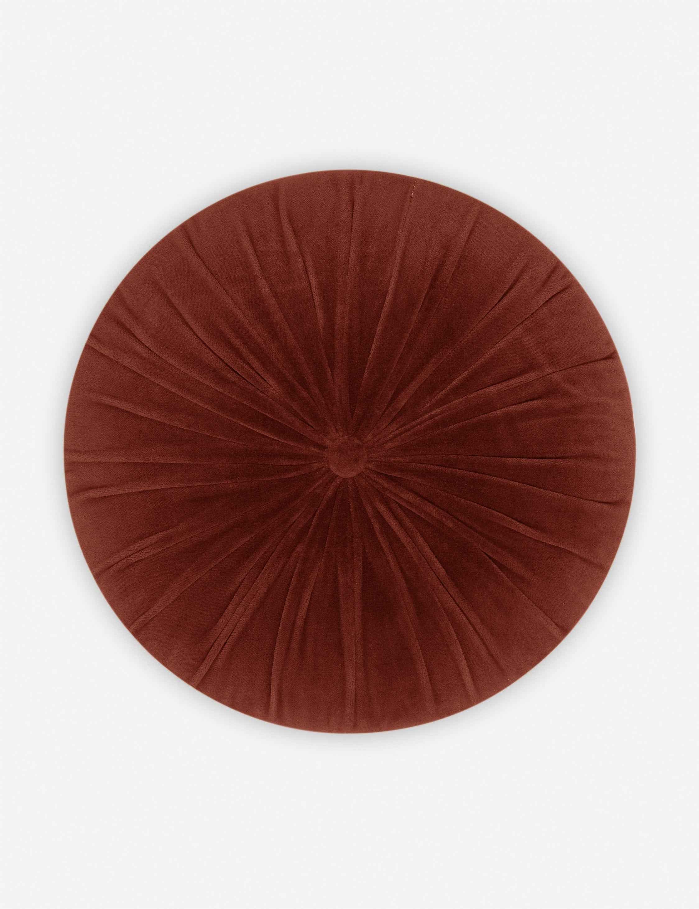 Monroe Velvet Round Pillow