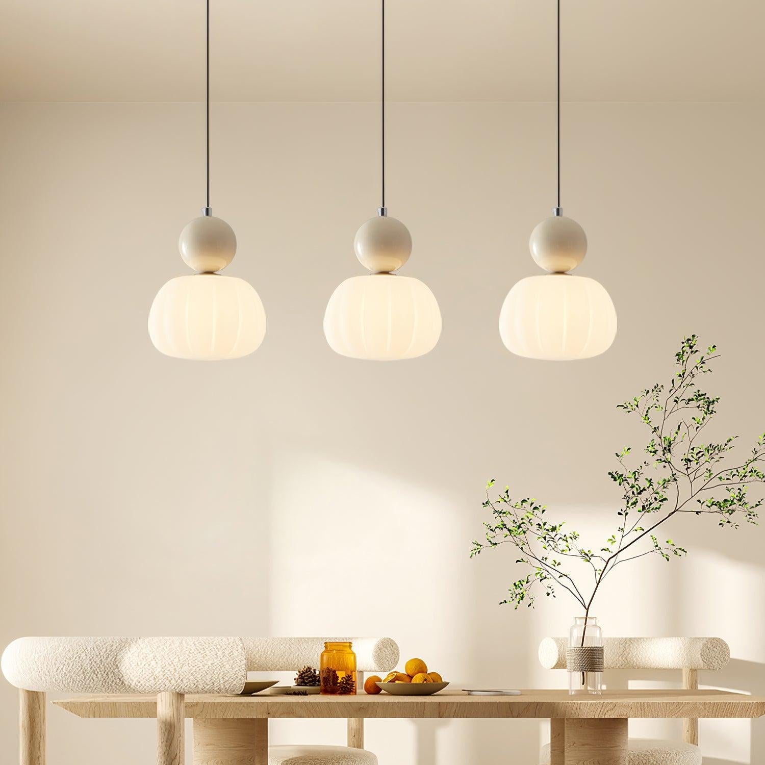 Yuna Pendant Lamp | Organic Acrylic Design, Warm Diffused Light