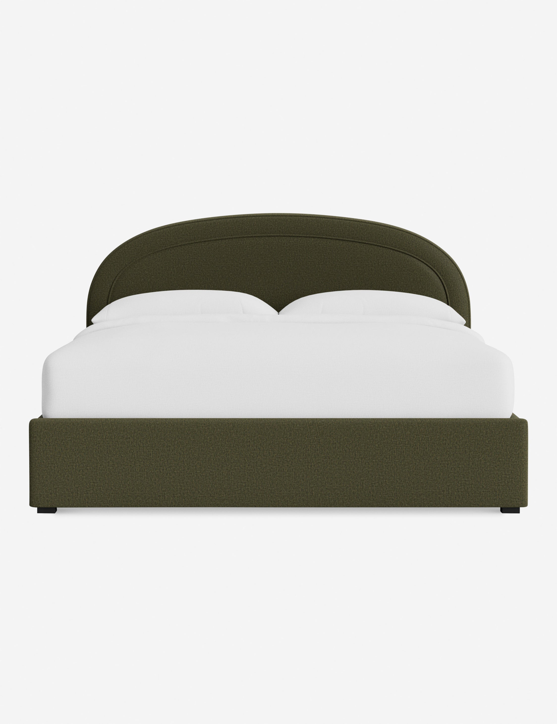Nexus Platform Bed | Arched Headboard, Bespoke Upholstery