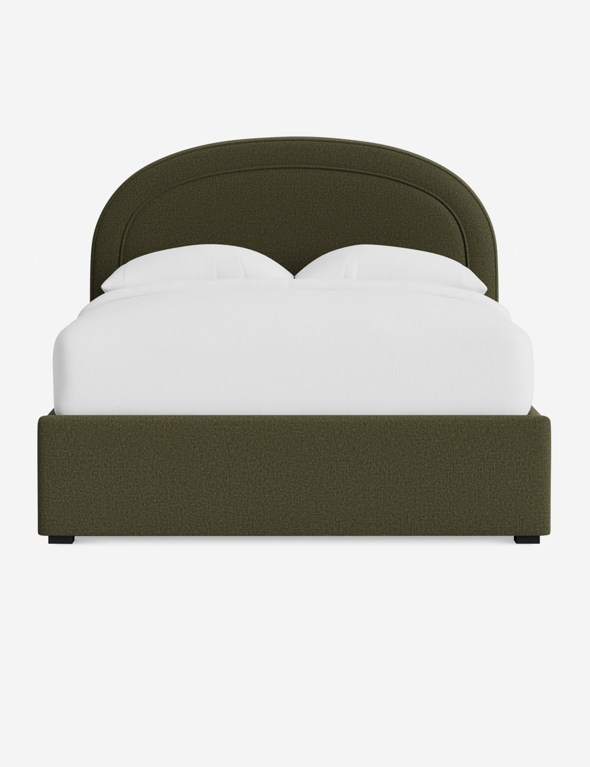 Nexus Platform Bed | Arched Headboard, Bespoke Upholstery