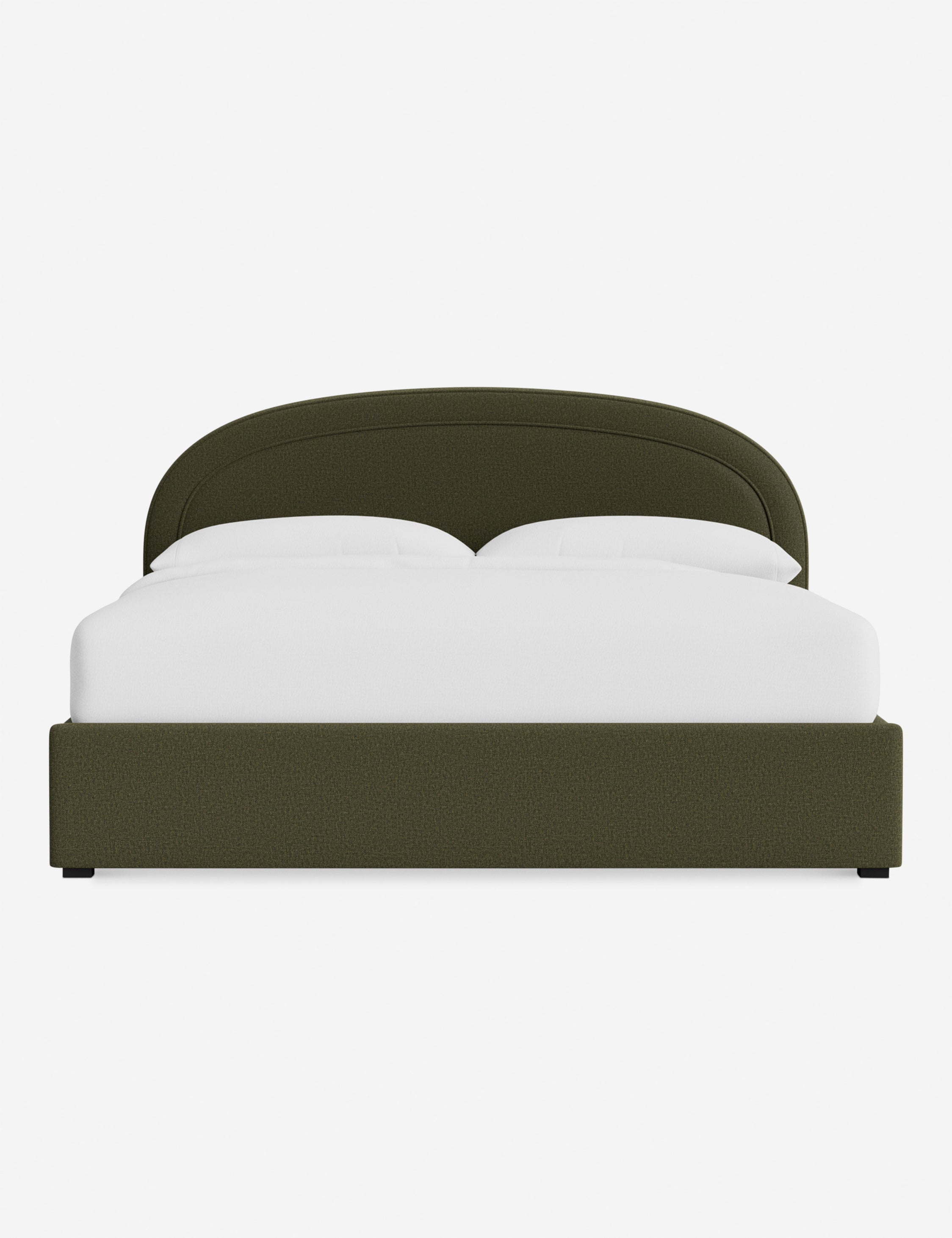 Nexus Platform Bed | Arched Headboard, Bespoke Upholstery