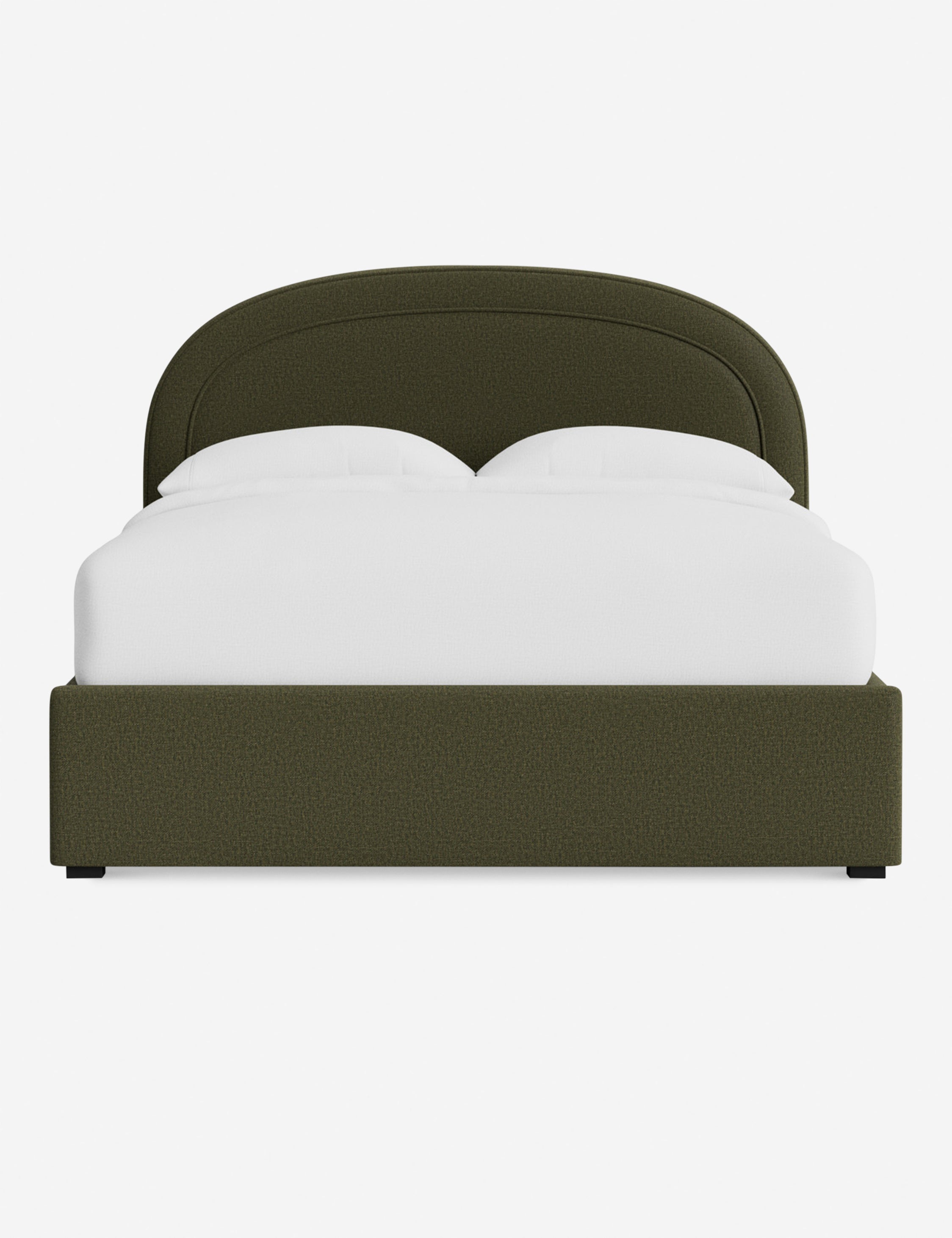Nexus Platform Bed | Arched Headboard, Bespoke Upholstery
