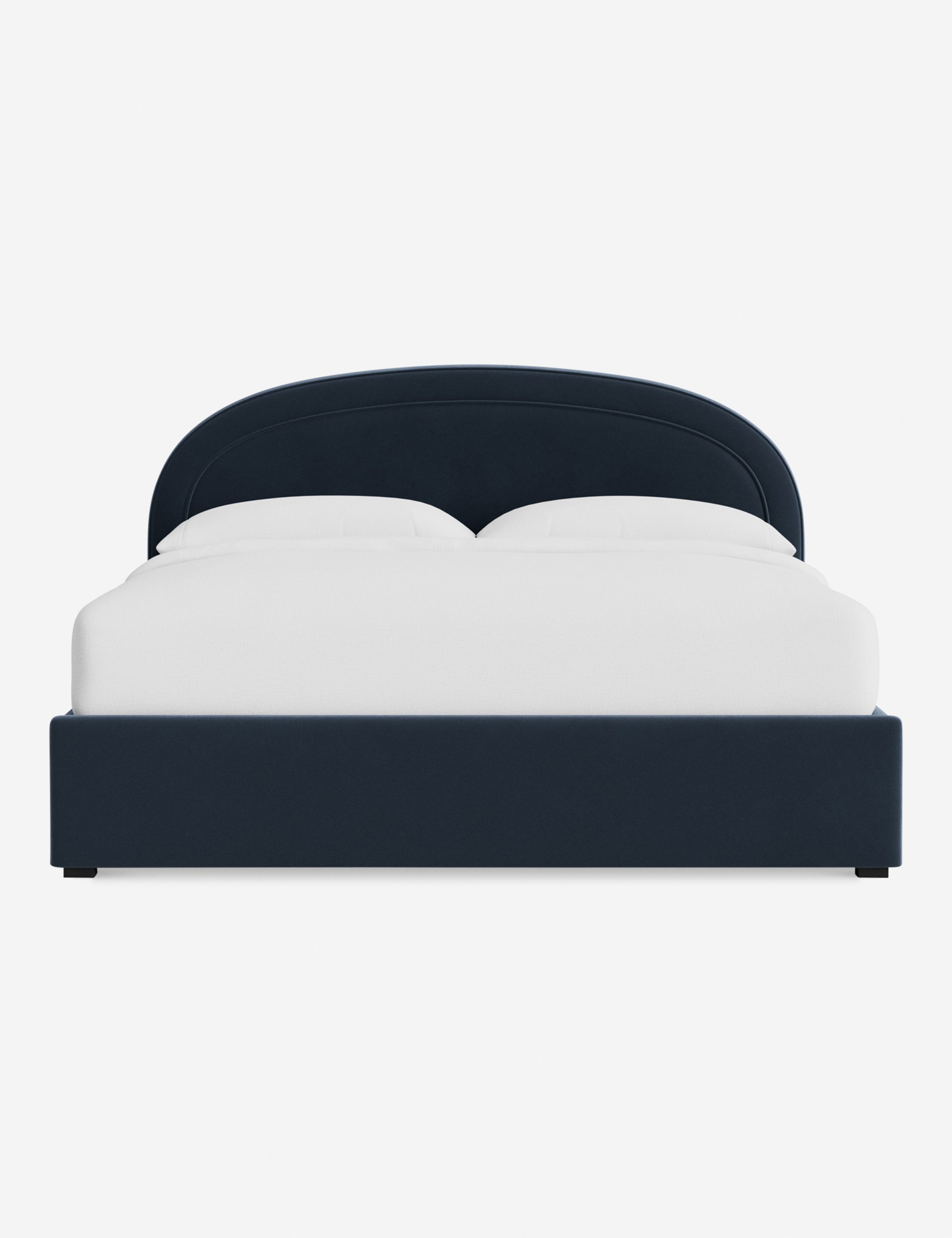 Nexus Platform Bed | Arched Headboard, Bespoke Upholstery