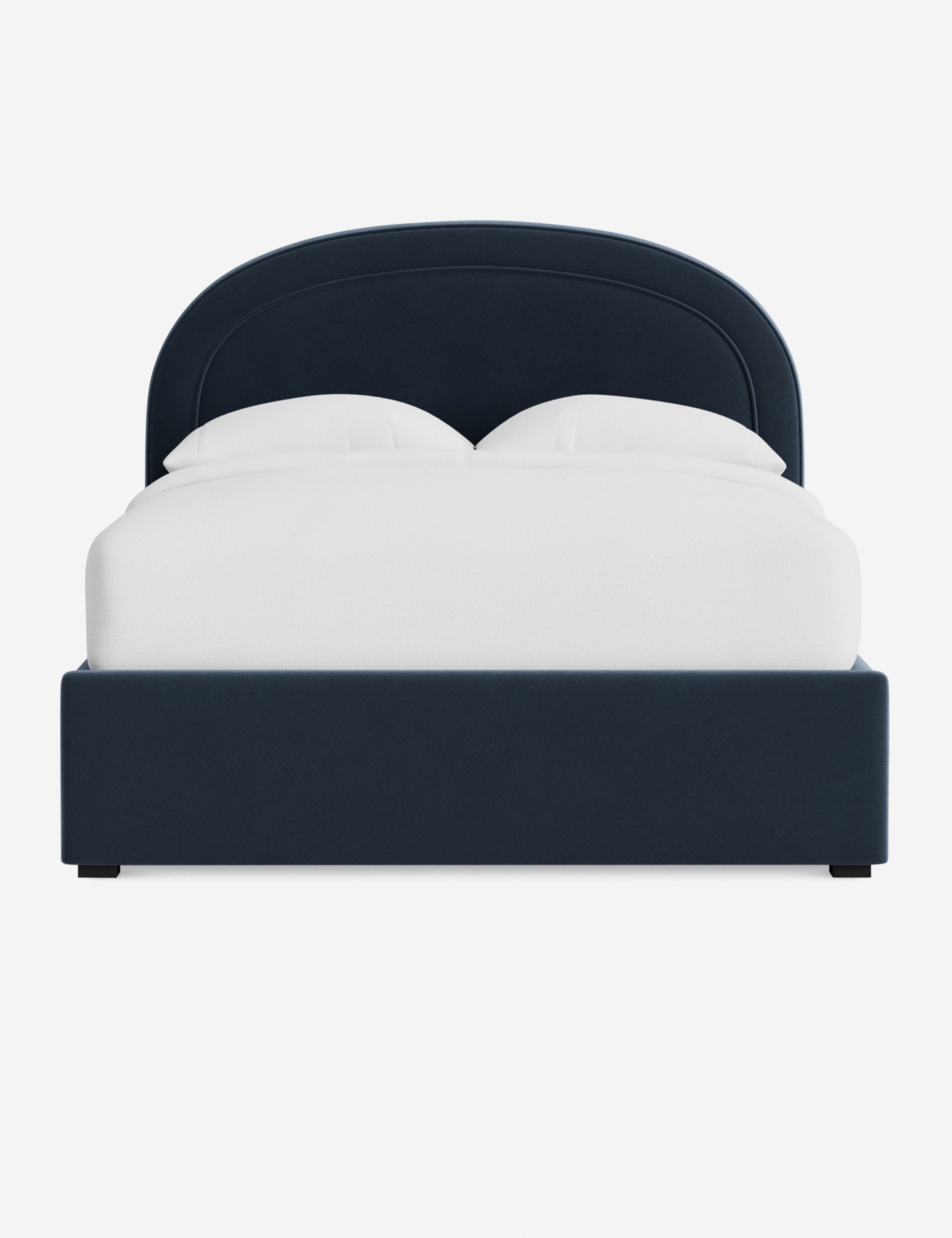Nexus Platform Bed | Arched Headboard, Bespoke Upholstery