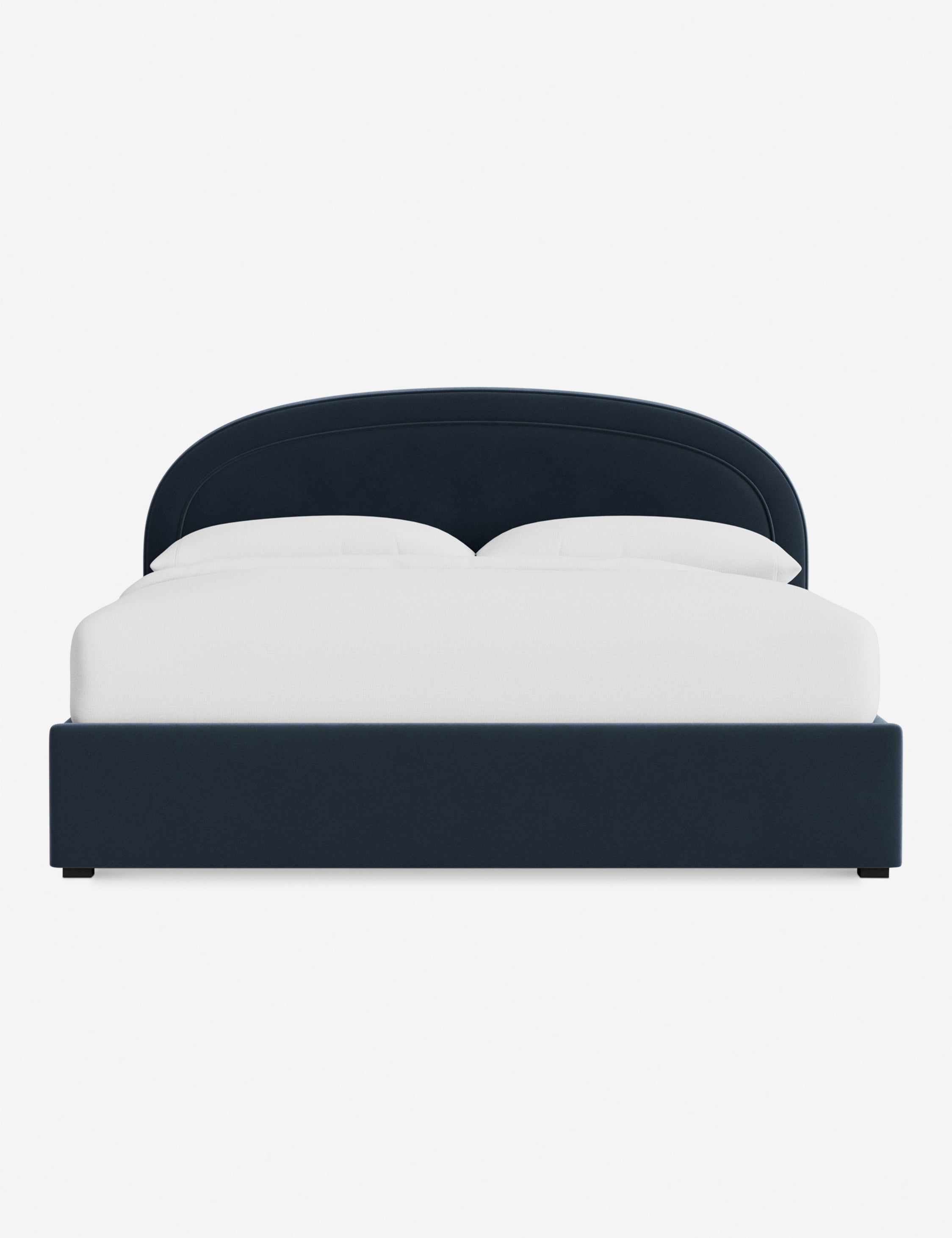 Nexus Platform Bed | Arched Headboard, Bespoke Upholstery