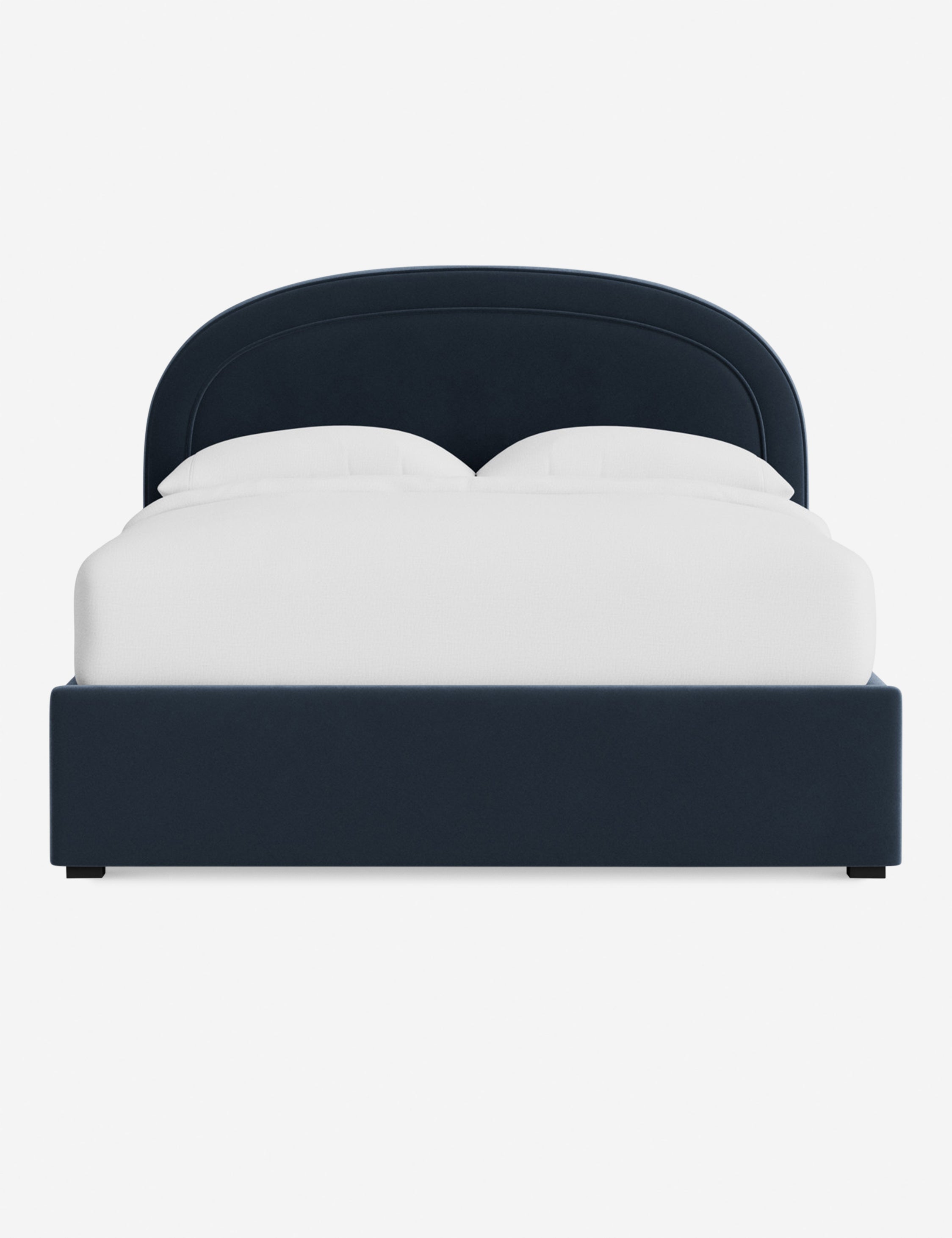 Nexus Platform Bed | Arched Headboard, Bespoke Upholstery