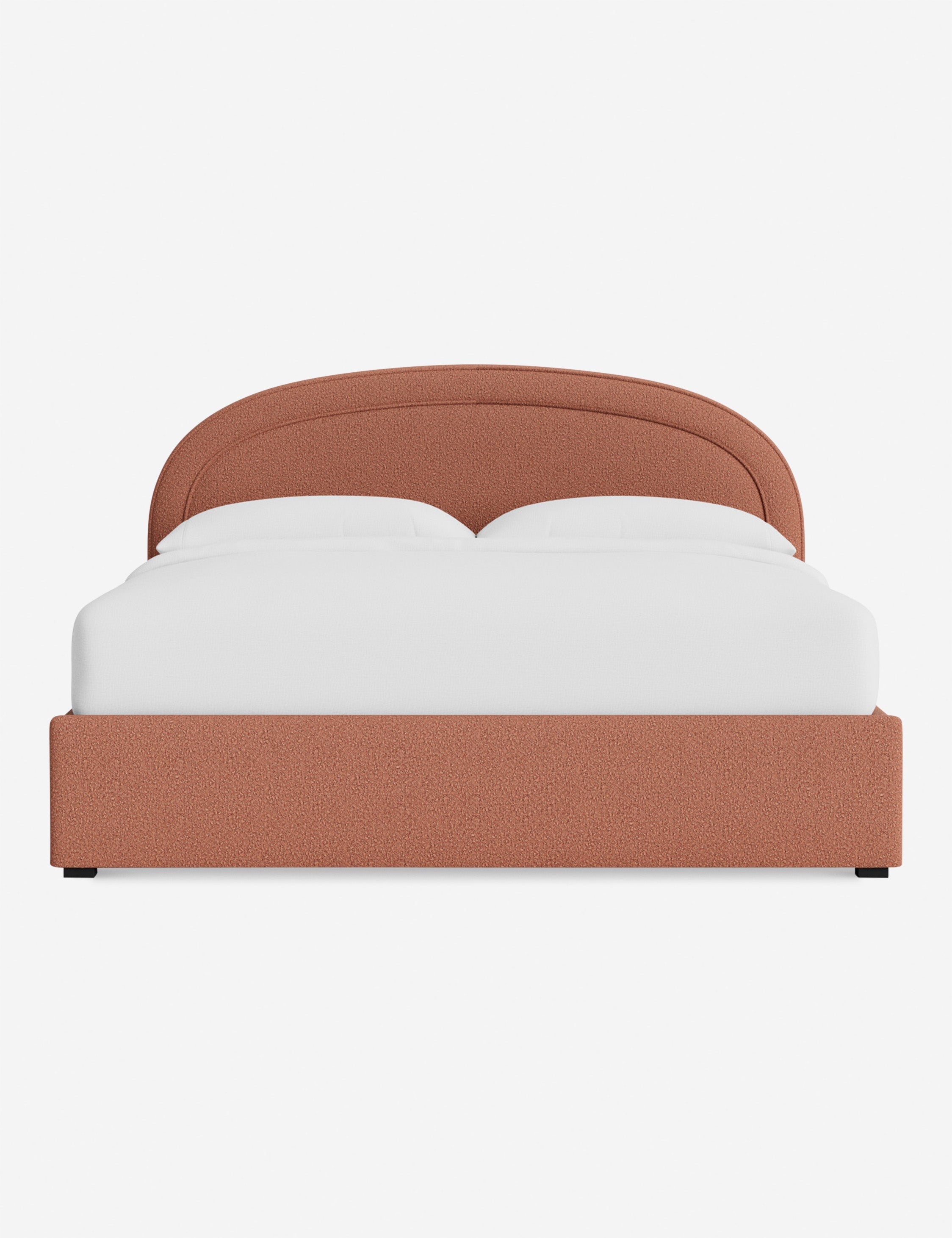 Nexus Platform Bed | Arched Headboard, Bespoke Upholstery