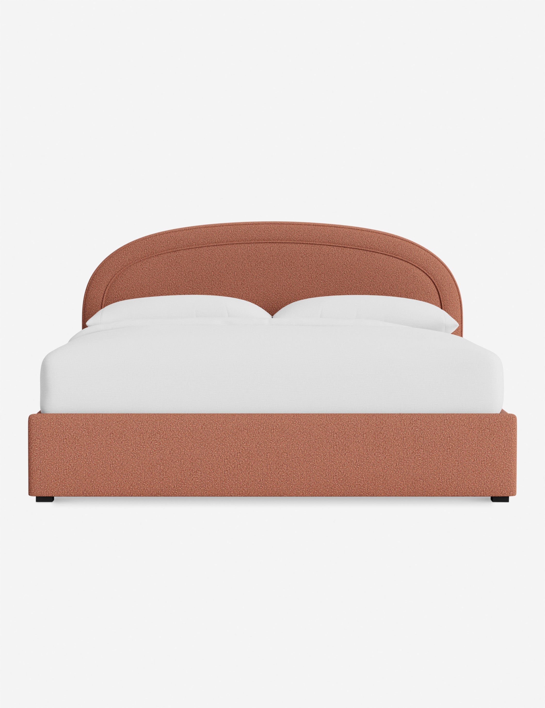 Nexus Platform Bed | Arched Headboard, Bespoke Upholstery