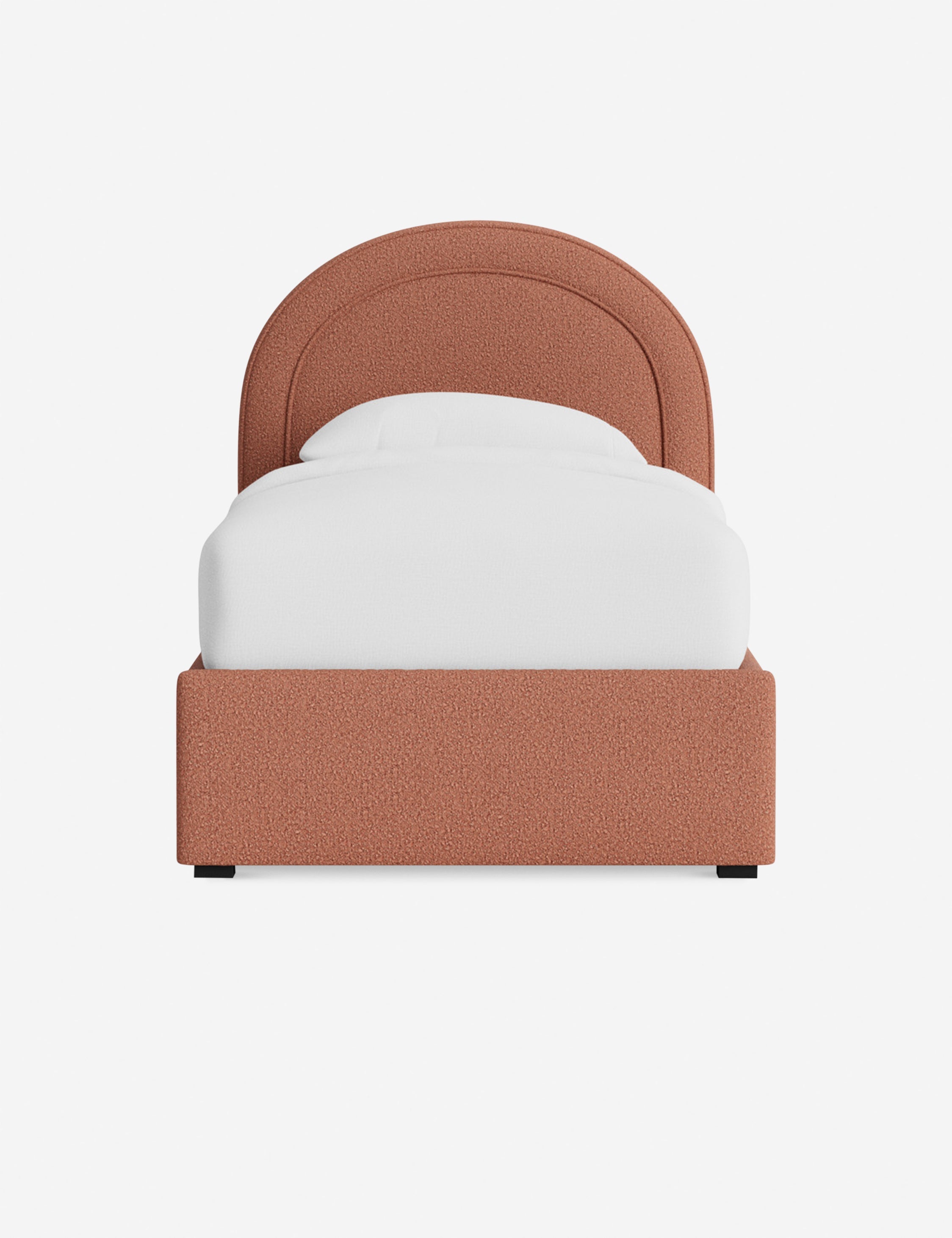 Nexus Platform Bed | Arched Headboard, Bespoke Upholstery