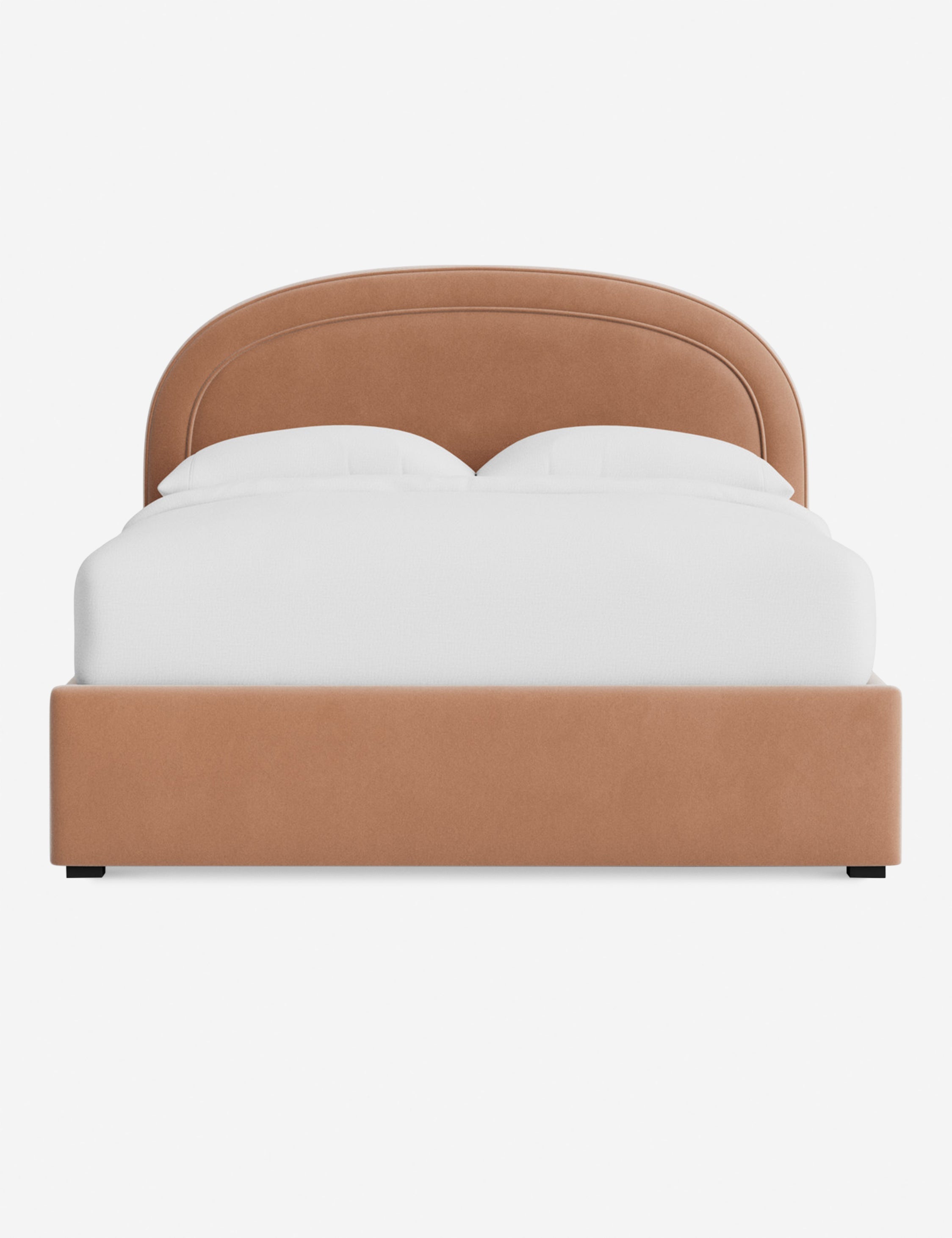 Nexus Platform Bed | Arched Headboard, Bespoke Upholstery
