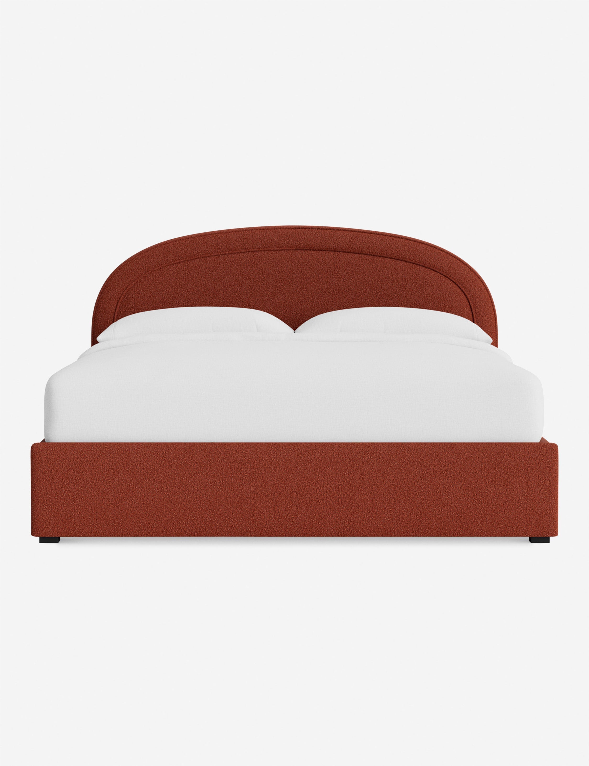 Nexus Platform Bed | Arched Headboard, Bespoke Upholstery
