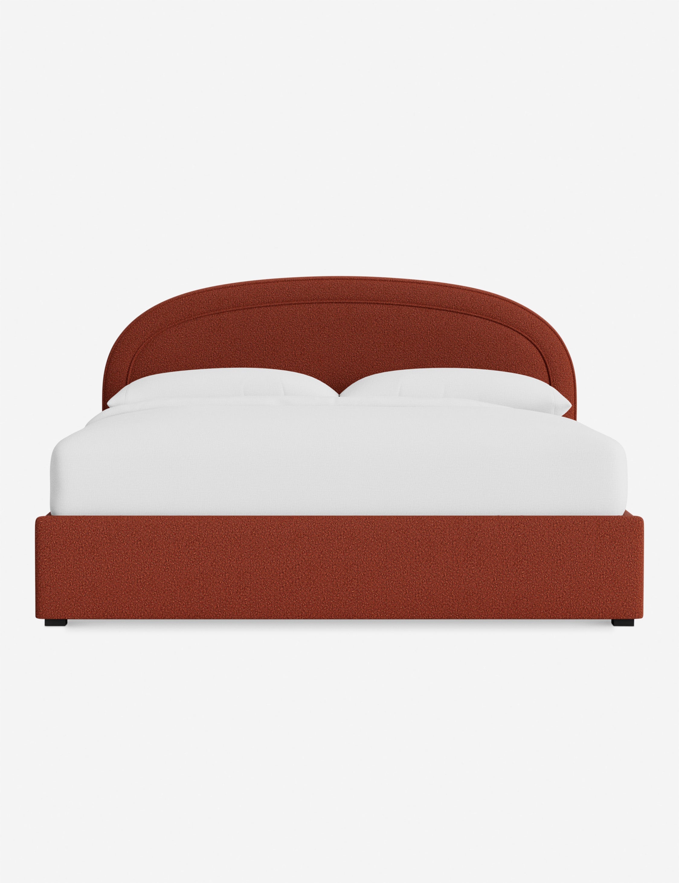 Nexus Platform Bed | Arched Headboard, Bespoke Upholstery