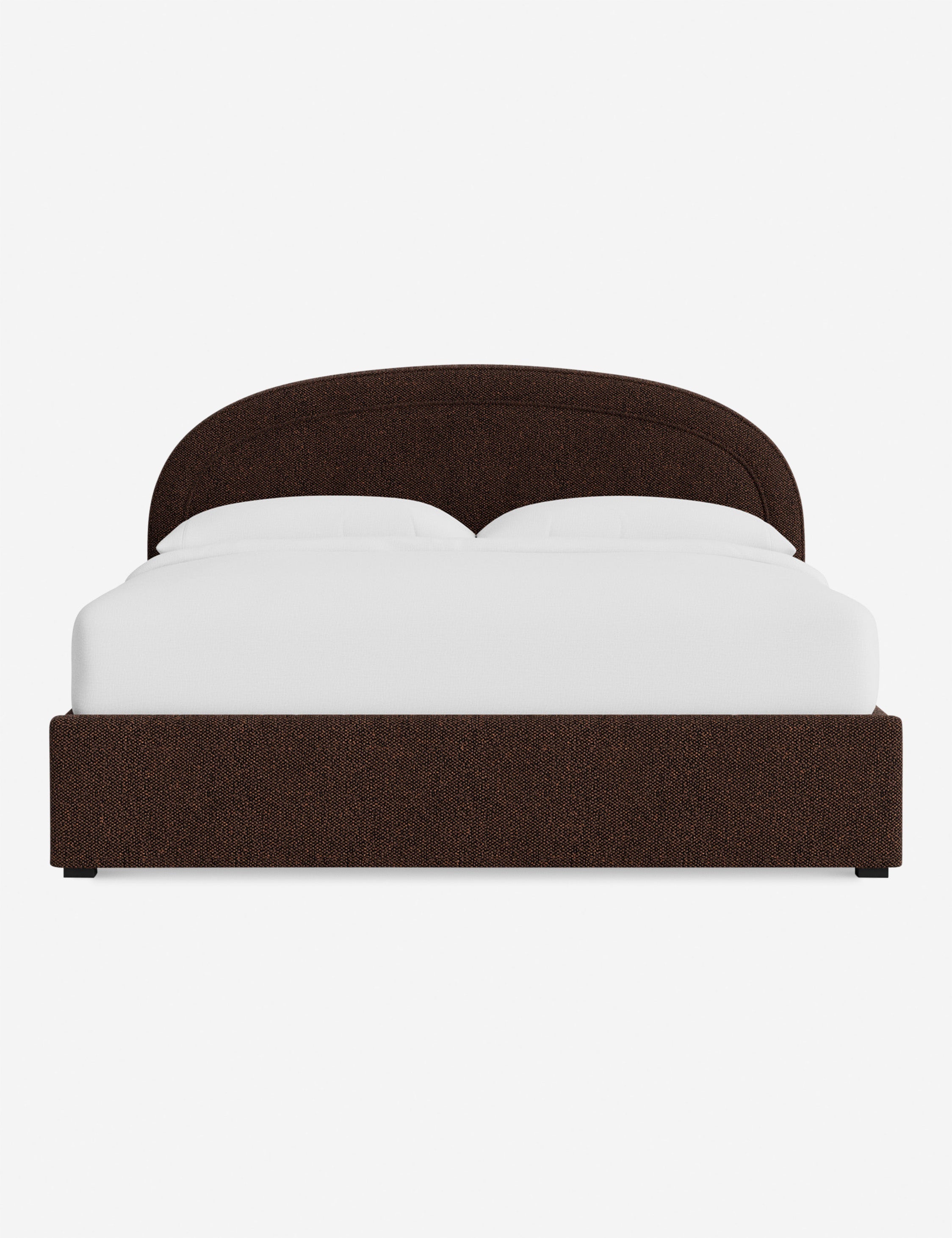 Nexus Platform Bed | Arched Headboard, Bespoke Upholstery