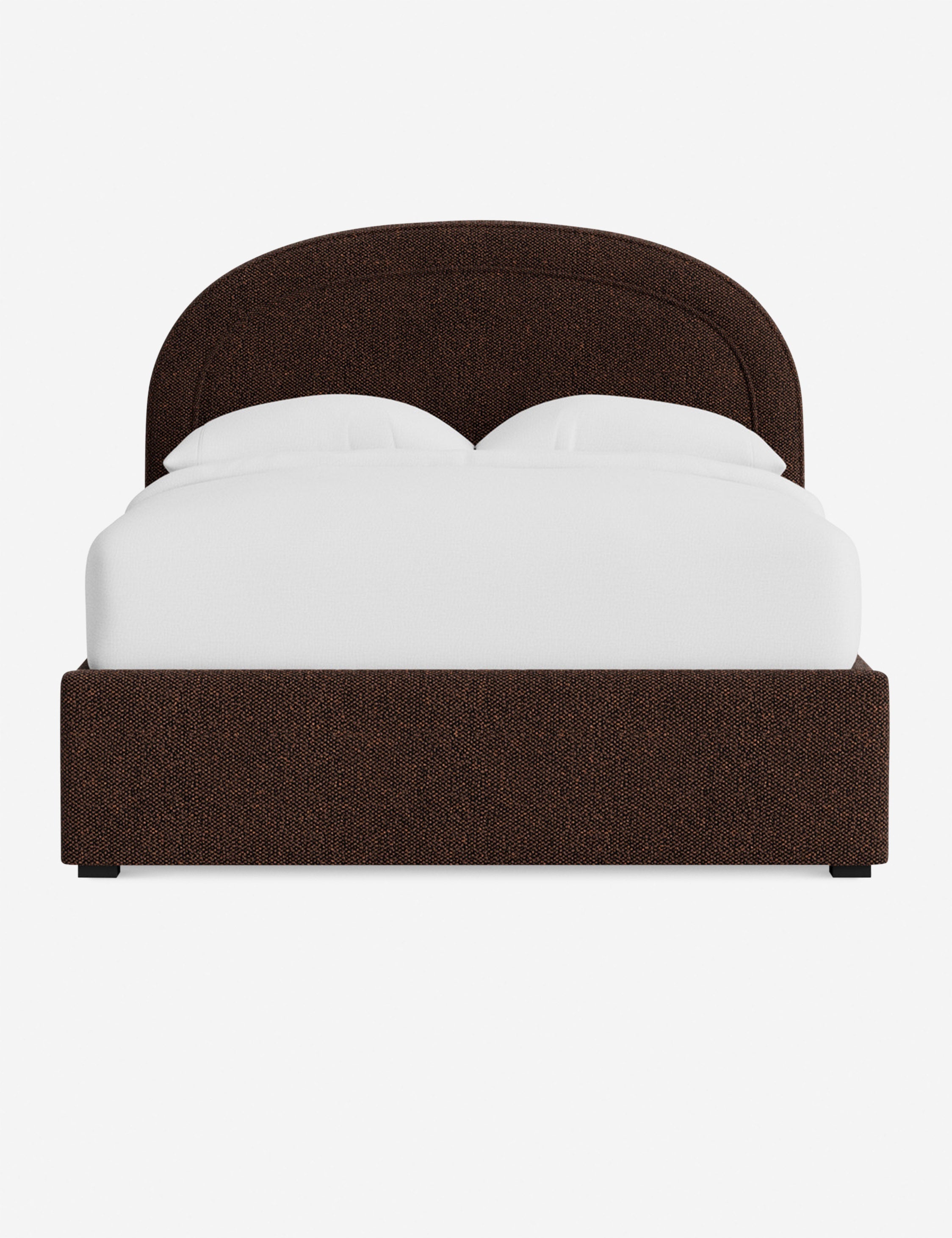 Nexus Platform Bed | Arched Headboard, Bespoke Upholstery