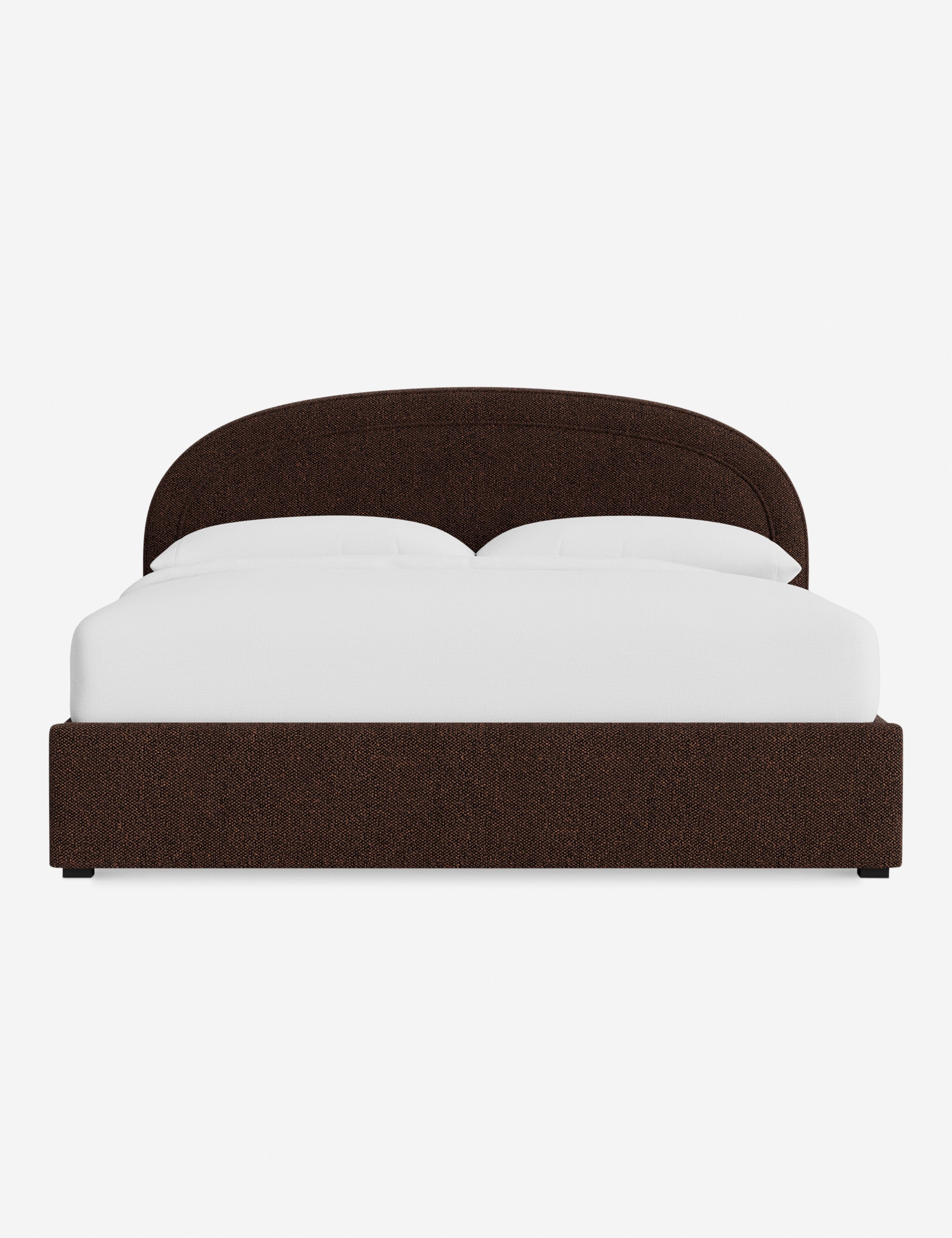 Nexus Platform Bed | Arched Headboard, Bespoke Upholstery