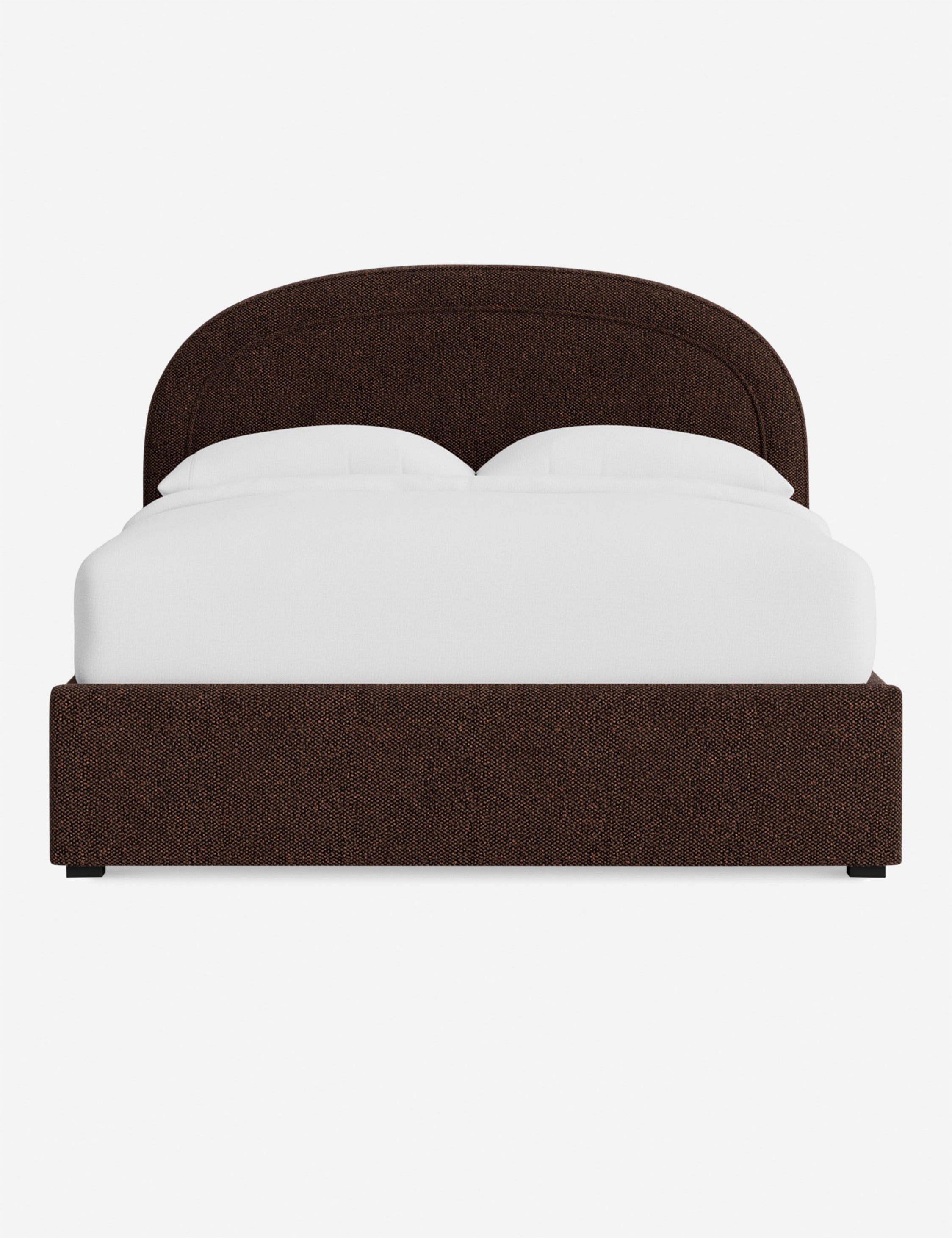 Nexus Platform Bed | Arched Headboard, Bespoke Upholstery