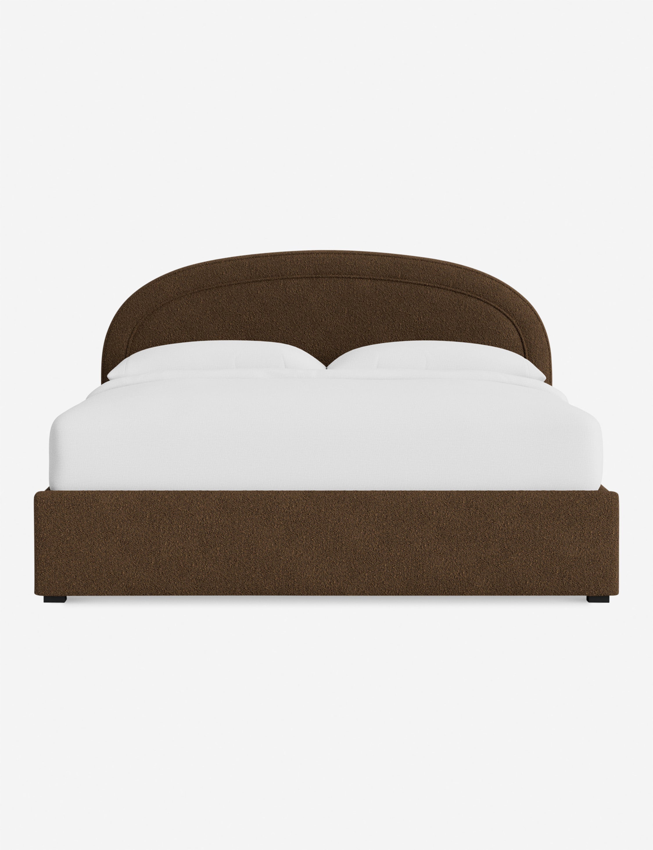 Nexus Platform Bed | Arched Headboard, Bespoke Upholstery