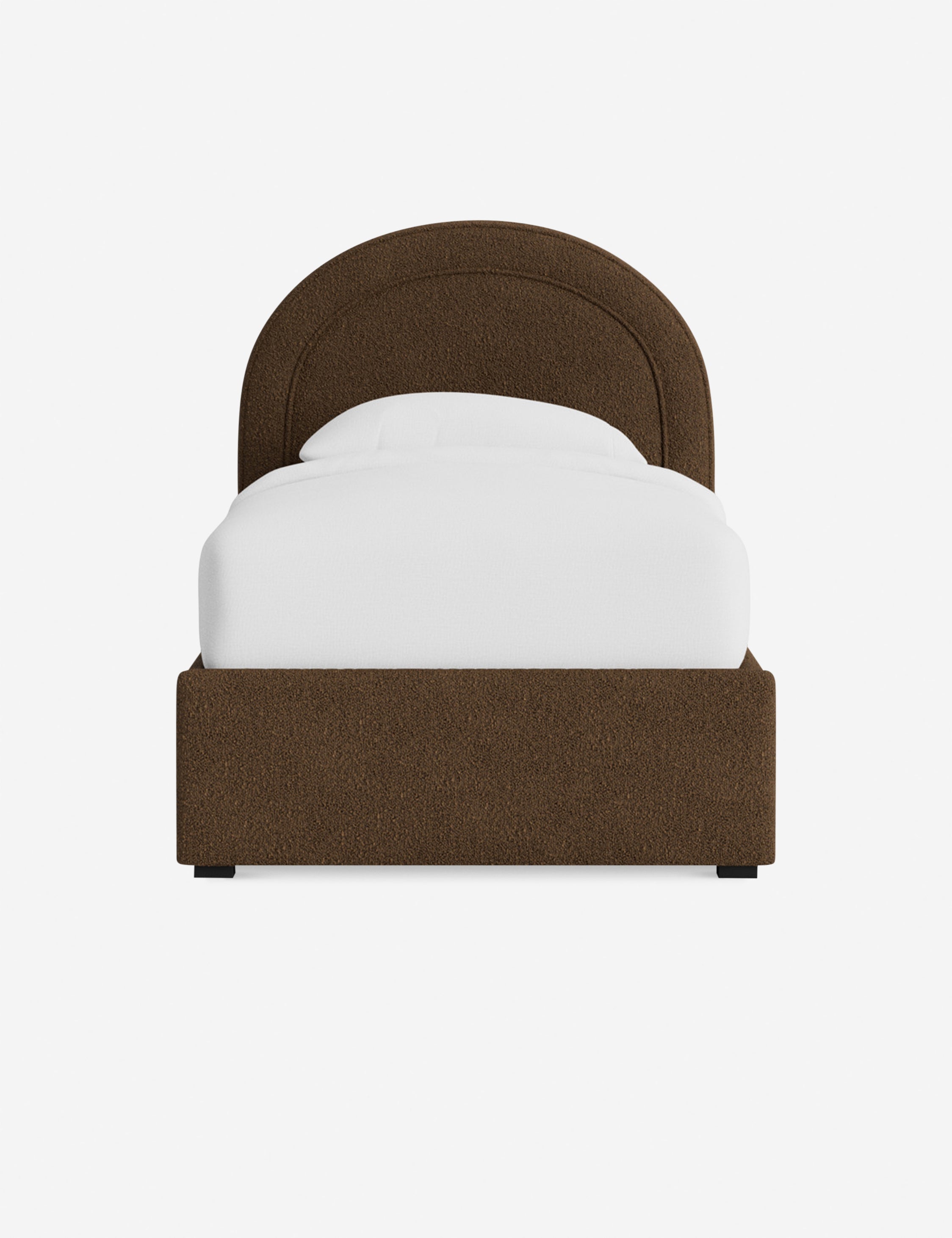 Nexus Platform Bed | Arched Headboard, Bespoke Upholstery