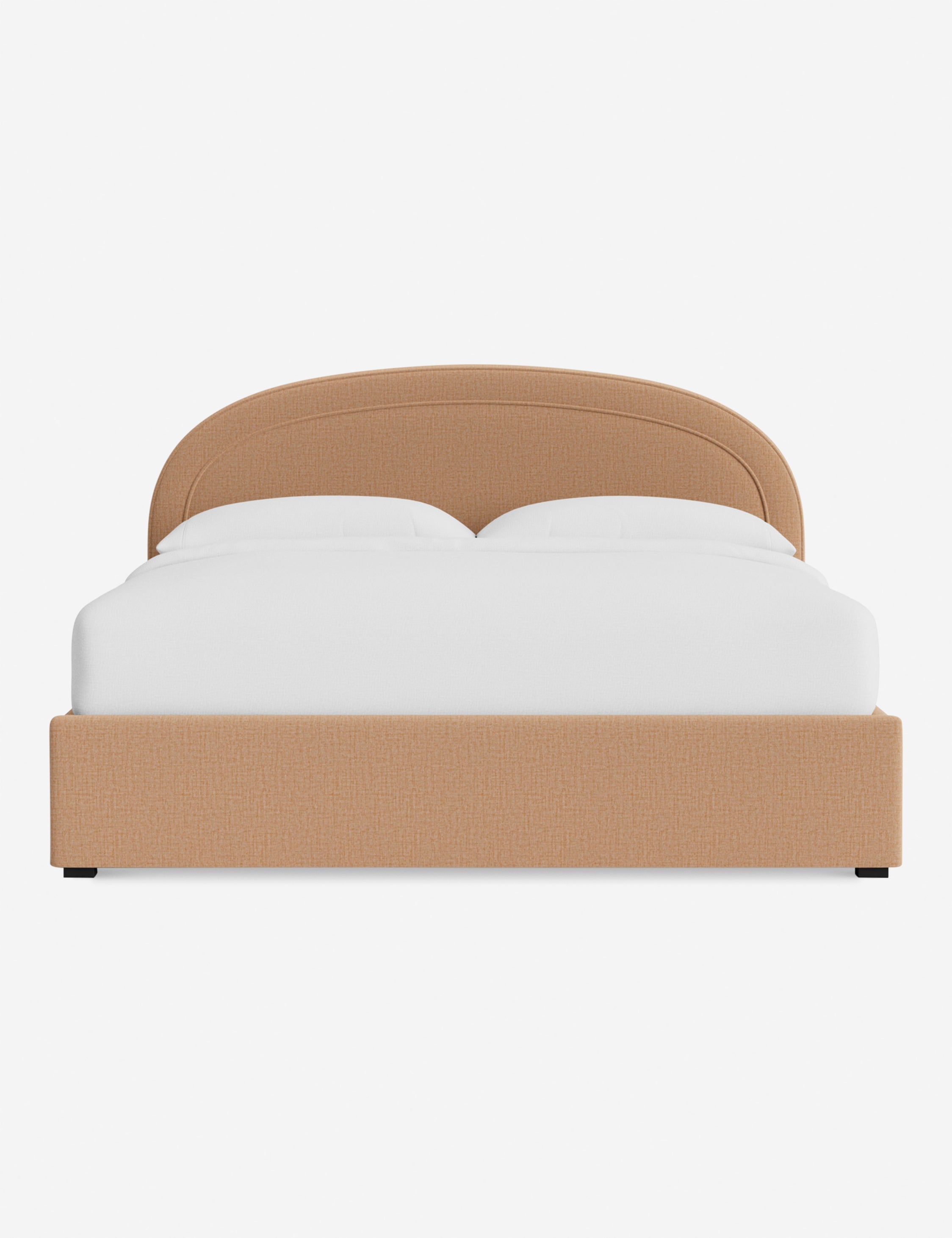 Nexus Platform Bed | Arched Headboard, Bespoke Upholstery