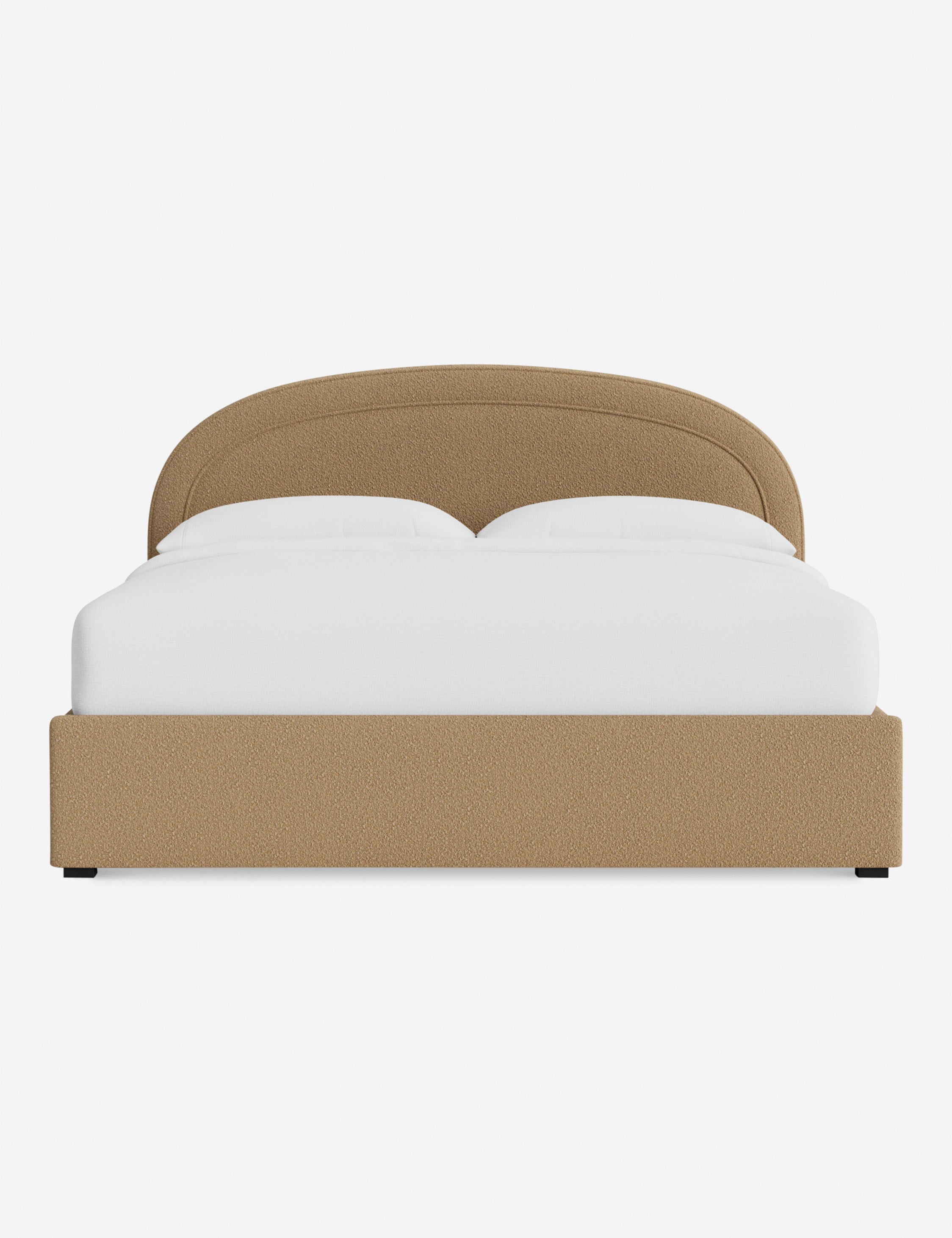Nexus Platform Bed | Arched Headboard, Bespoke Upholstery