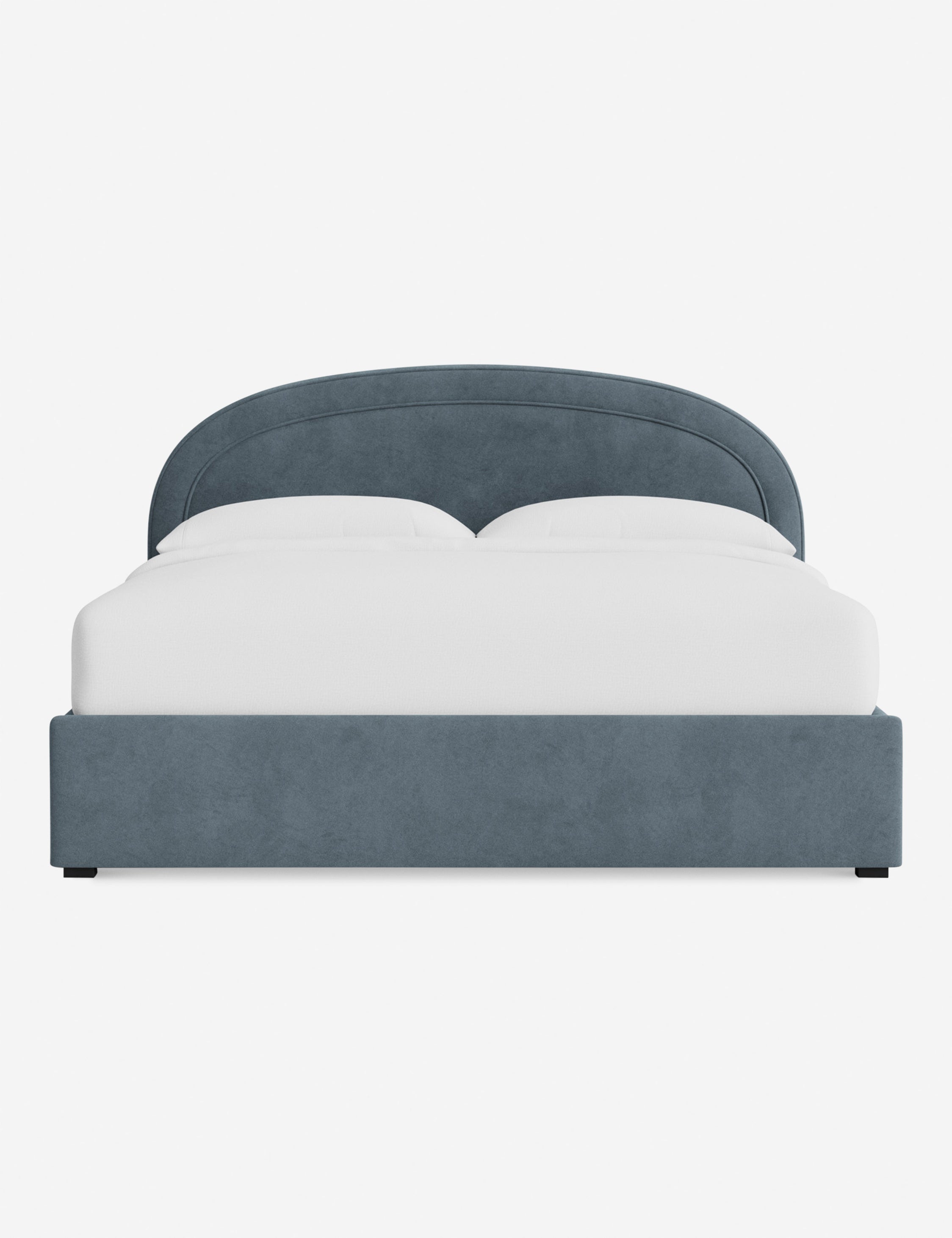 Nexus Platform Bed | Arched Headboard, Bespoke Upholstery