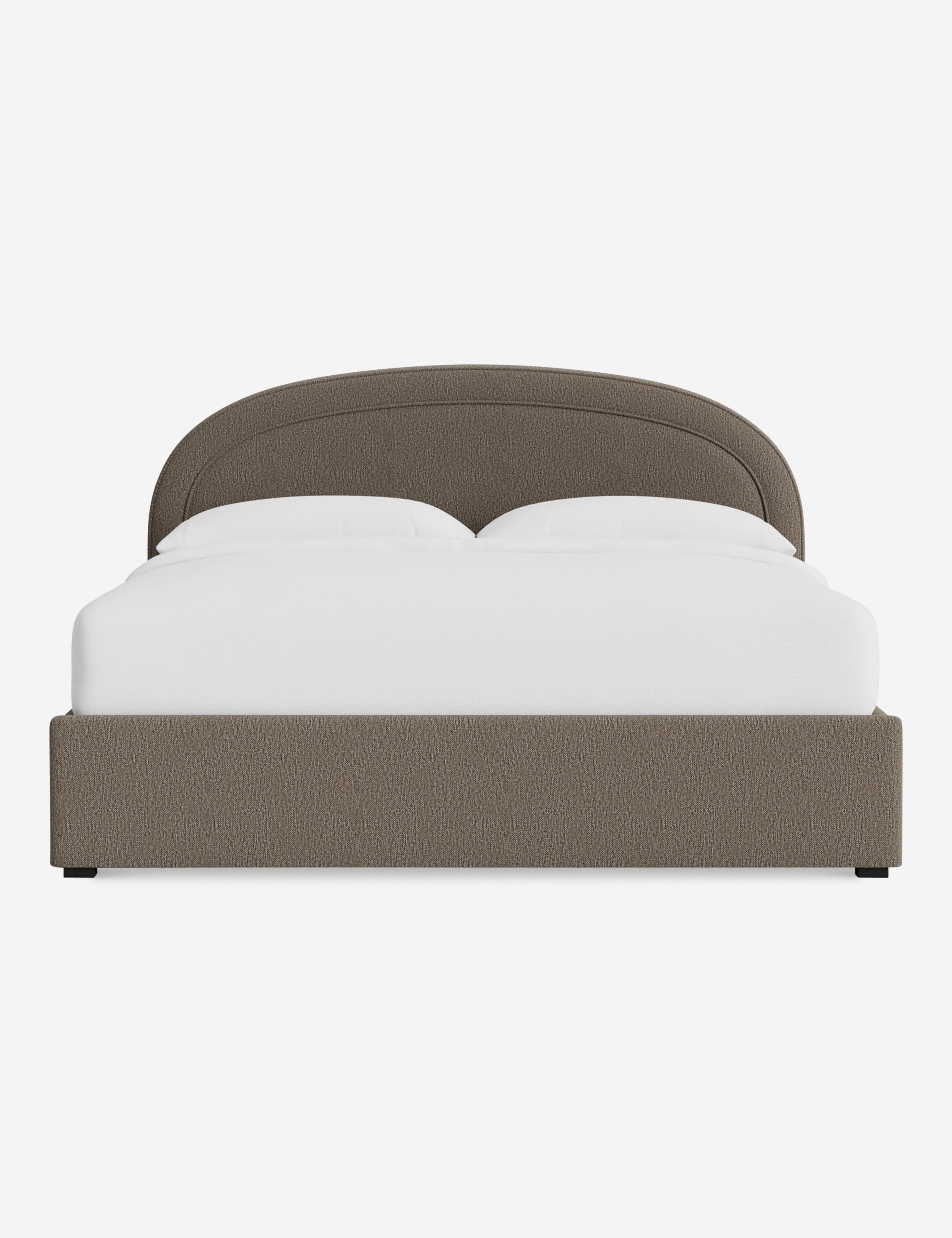 Nexus Platform Bed | Arched Headboard, Bespoke Upholstery